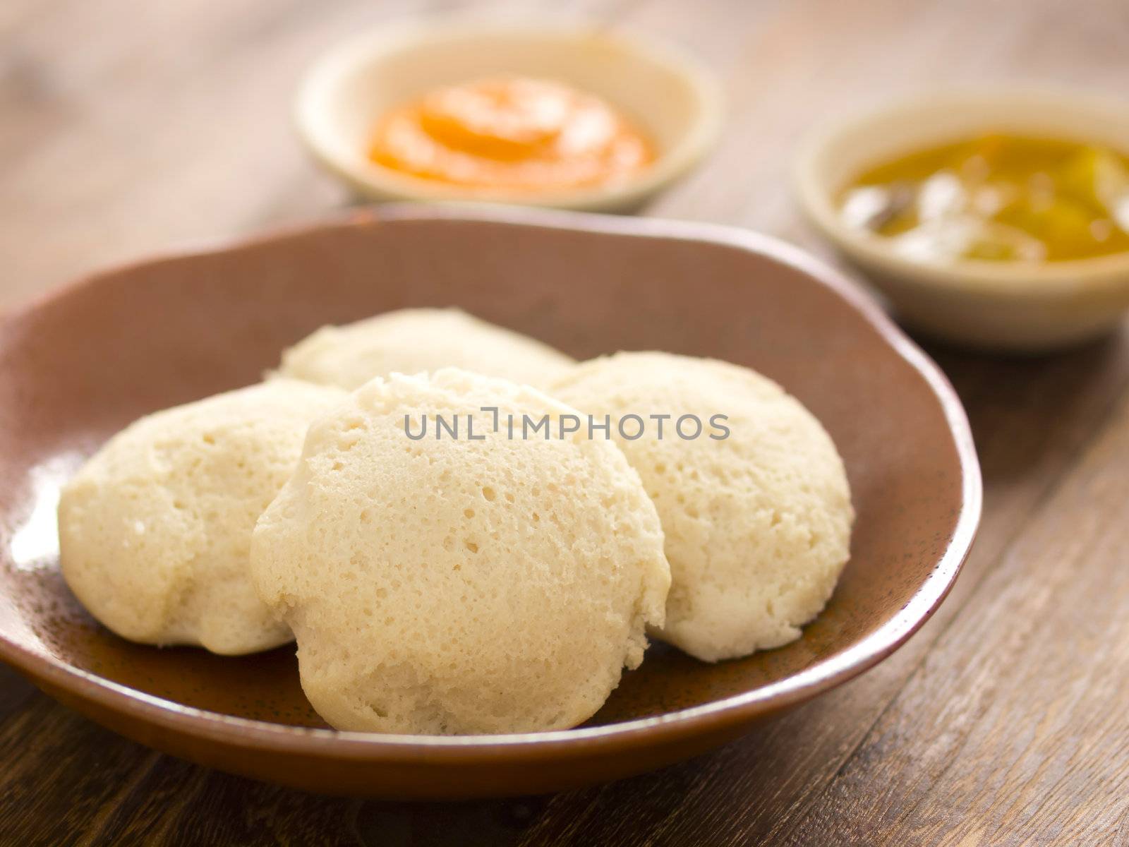 traditional indian idli breakfast by zkruger