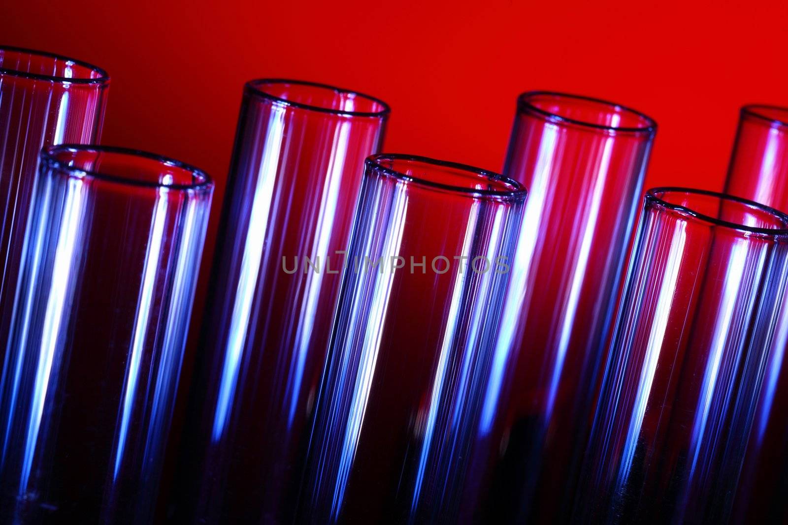 Glass chemistry tubes by sergey_nivens