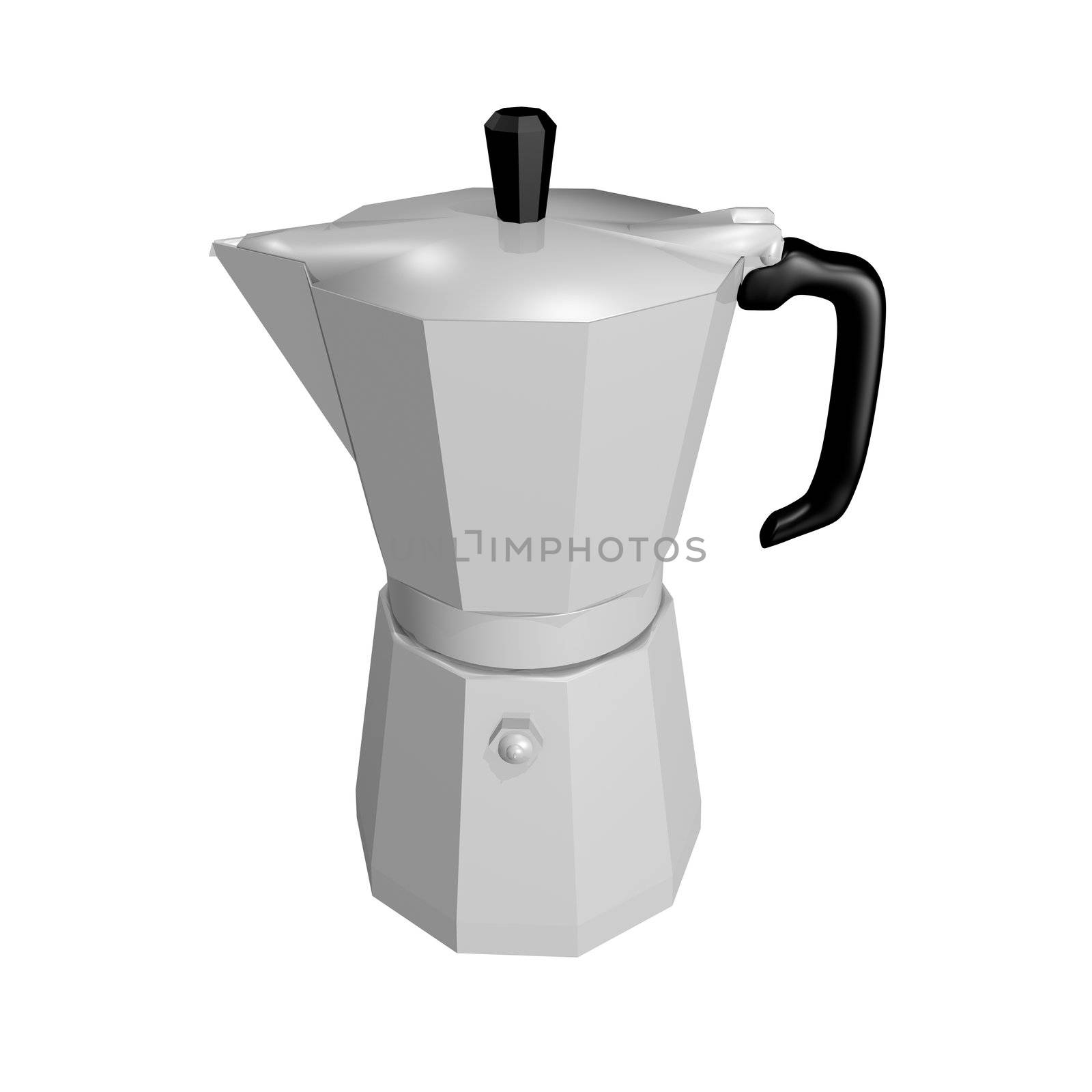 Coffee pot isolated by midani