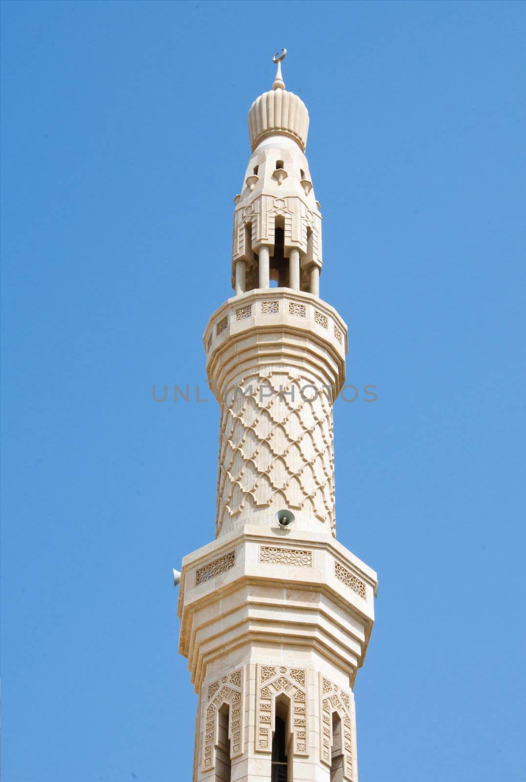 A traditional Arabian style mosque located in Jumeira, Dubai, UAE