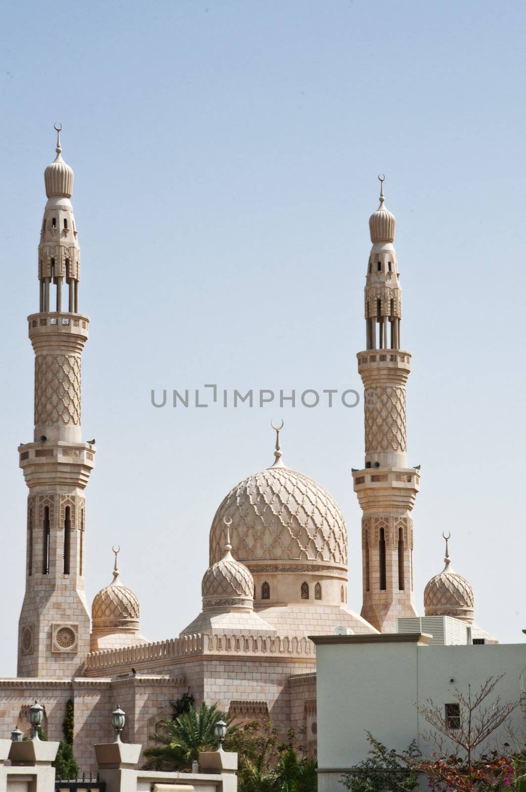 A traditional Arabian style mosque located in Jumeira, Dubai, UAE