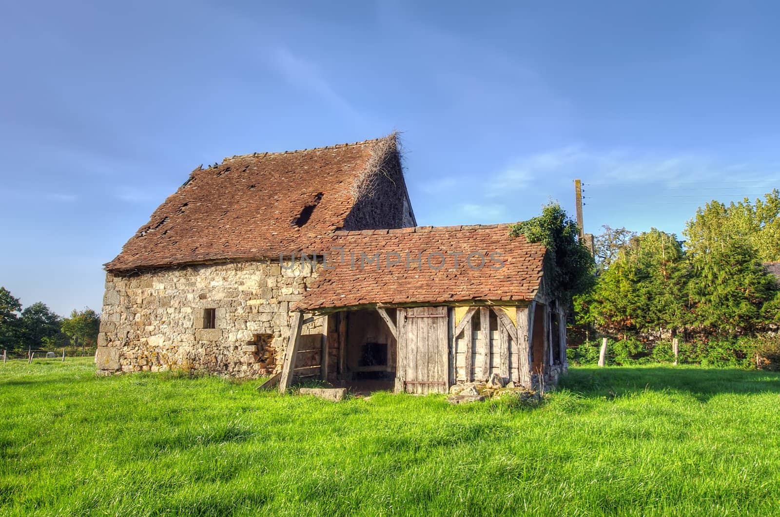 Normandy traditional old house 