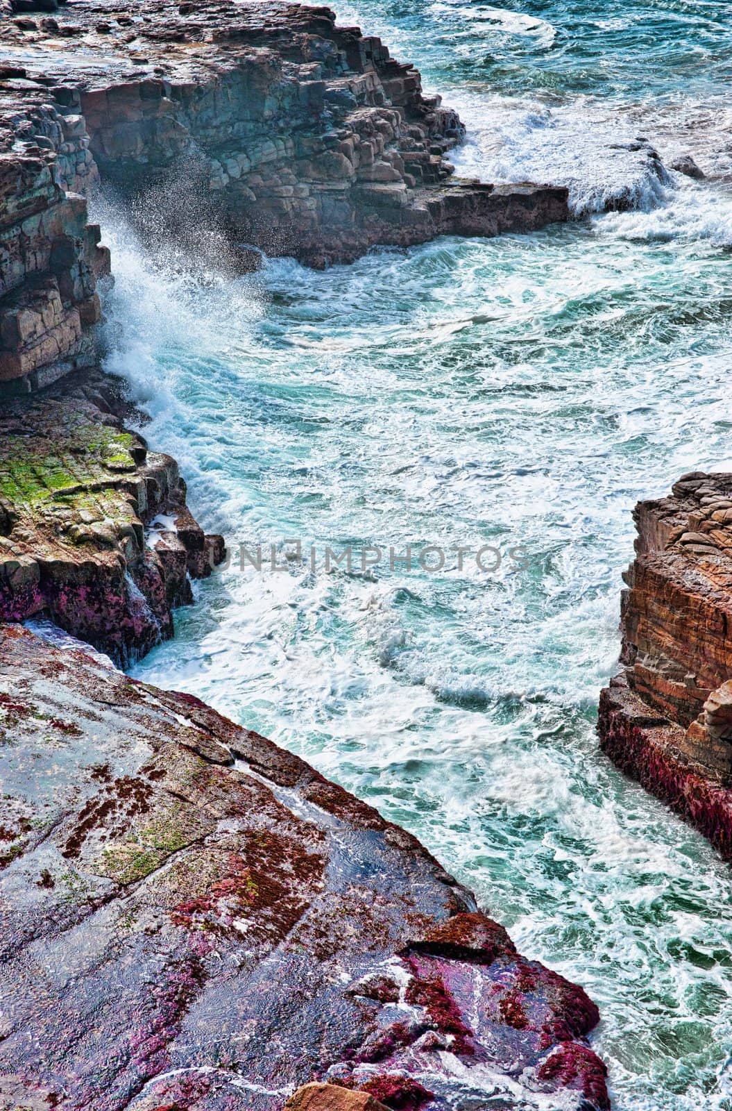 ocean waves on rocks by clearviewstock