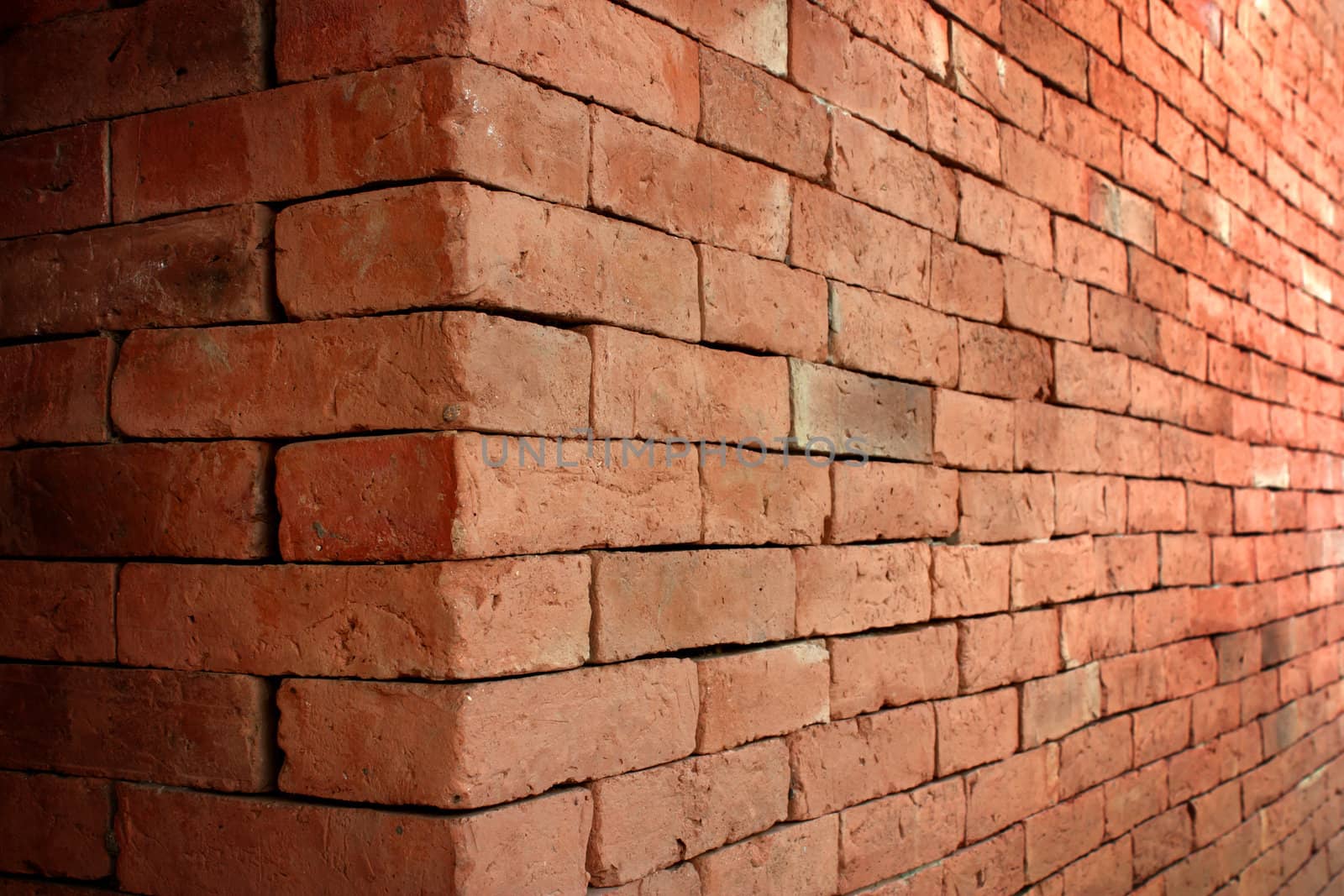 Red brick wall seamless illustration background