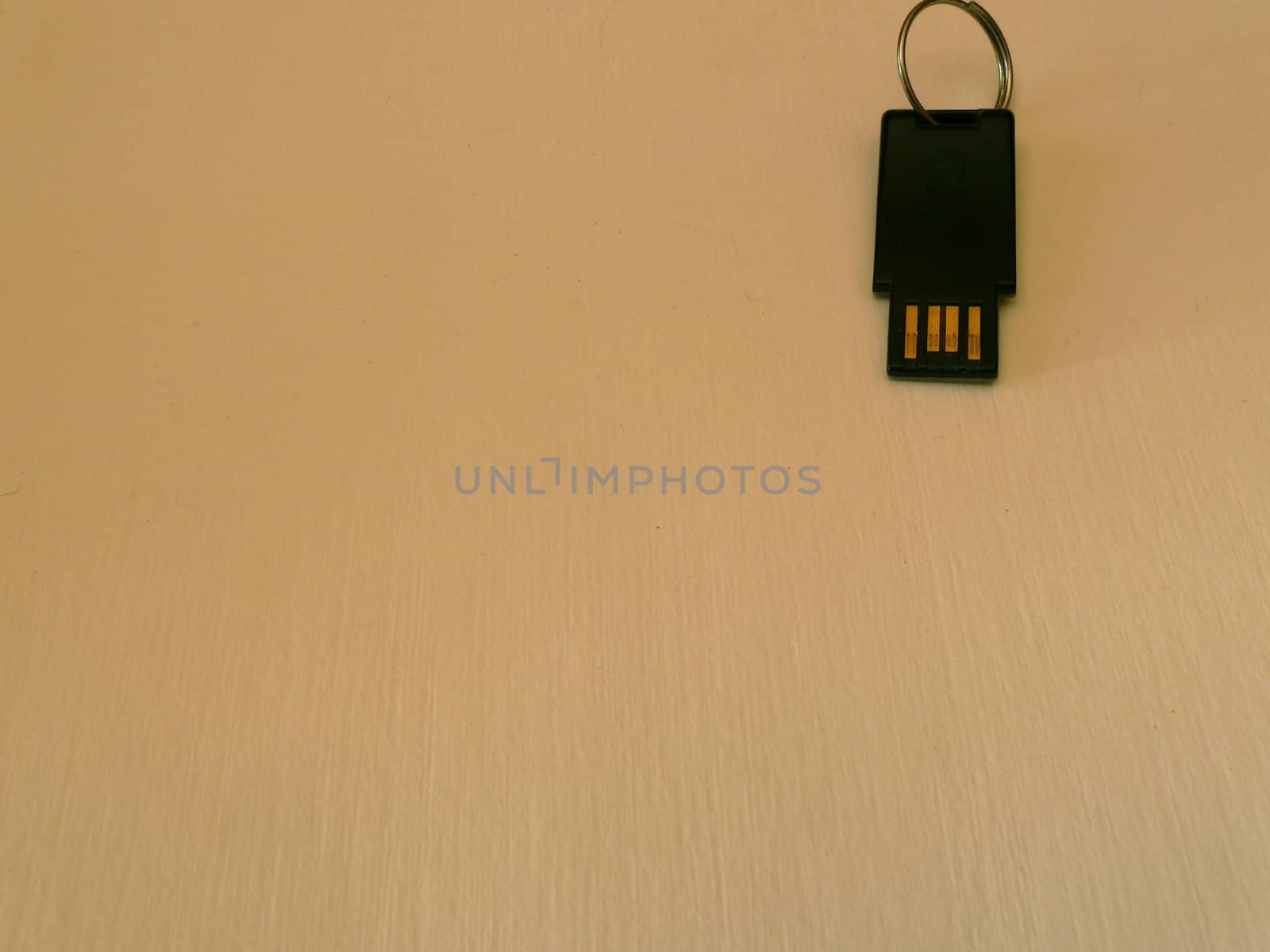 usb thumb drive on a white background