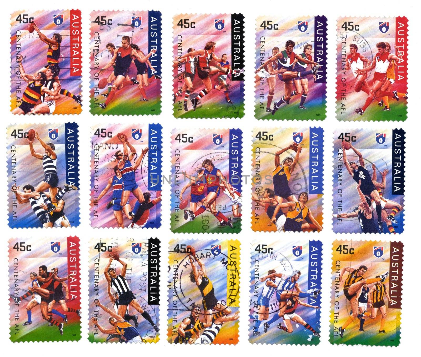 Sport, Australia AFL Stamps by instinia