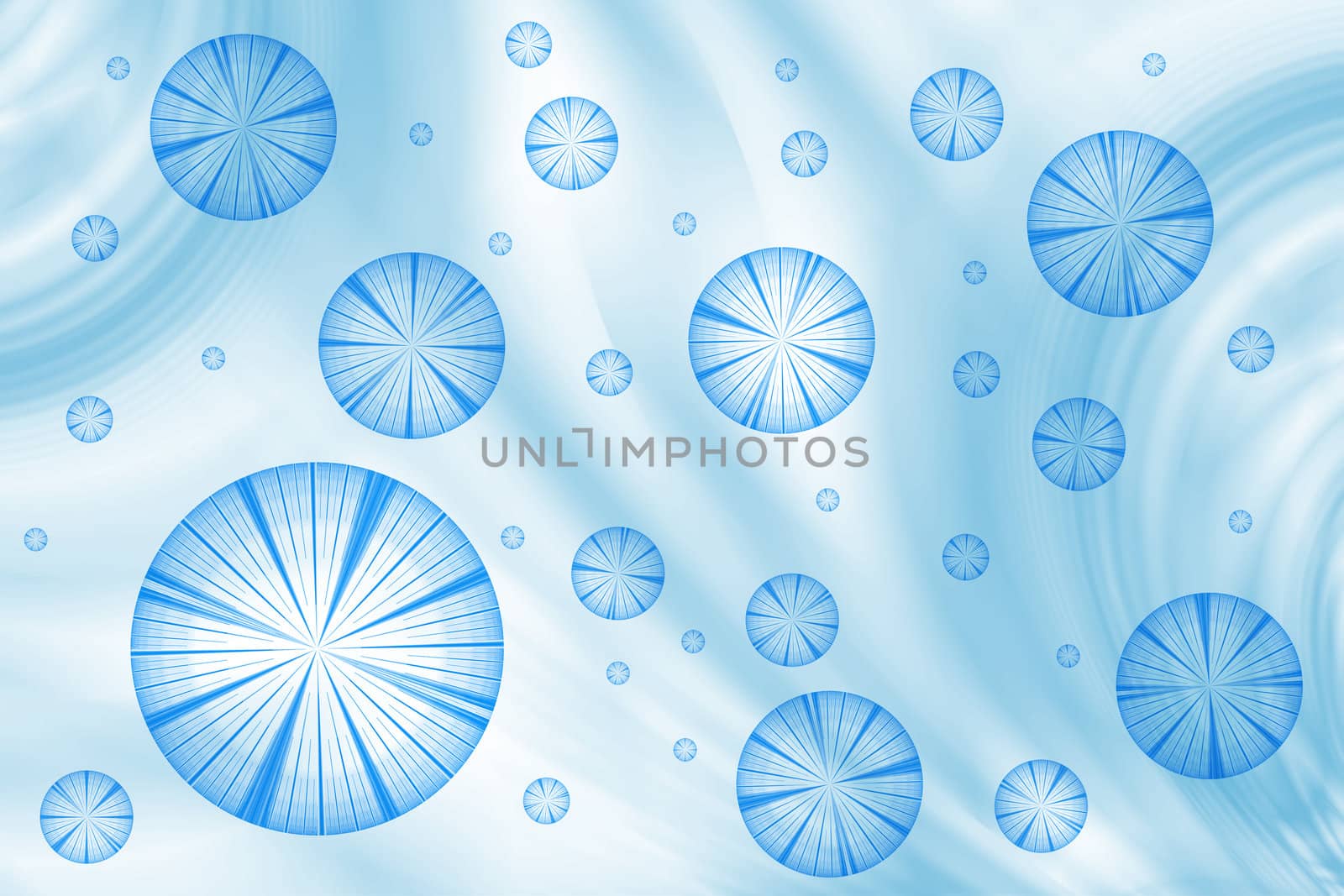 falling snowflakes on a blue background