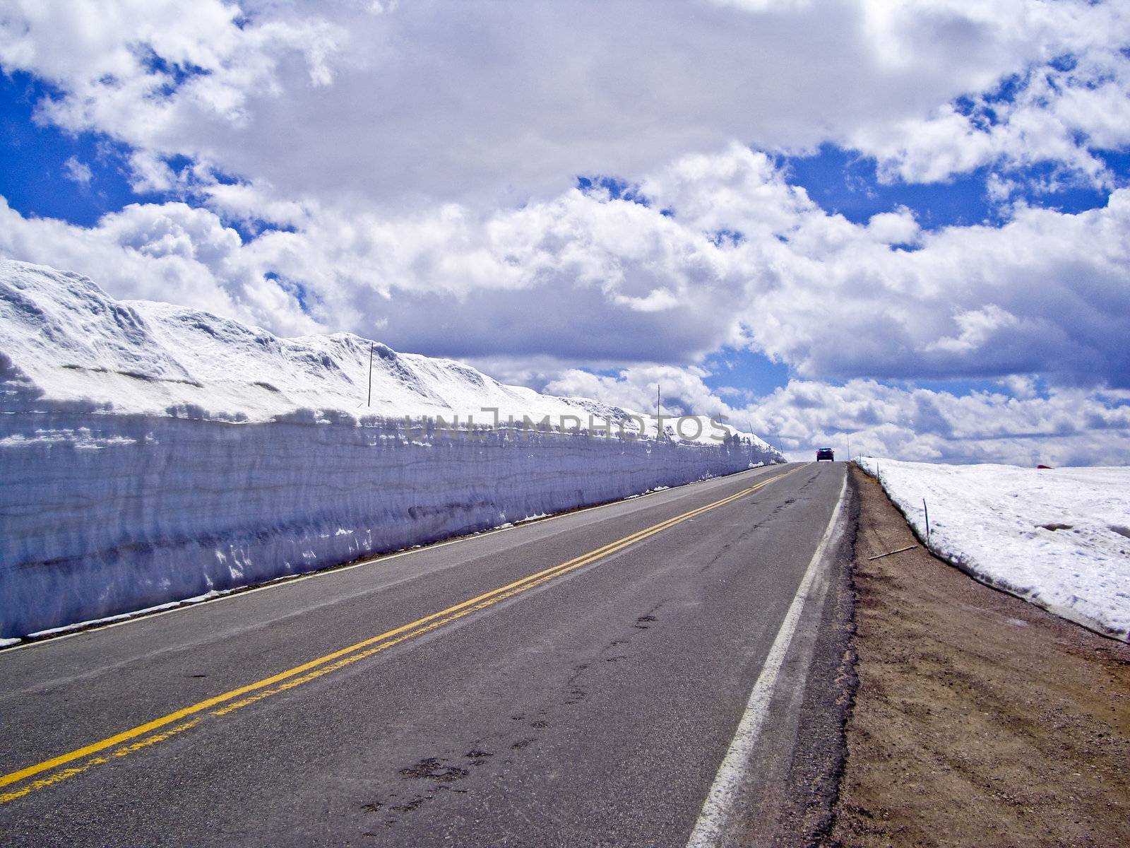 Beartooth Highway in Spring by emattil