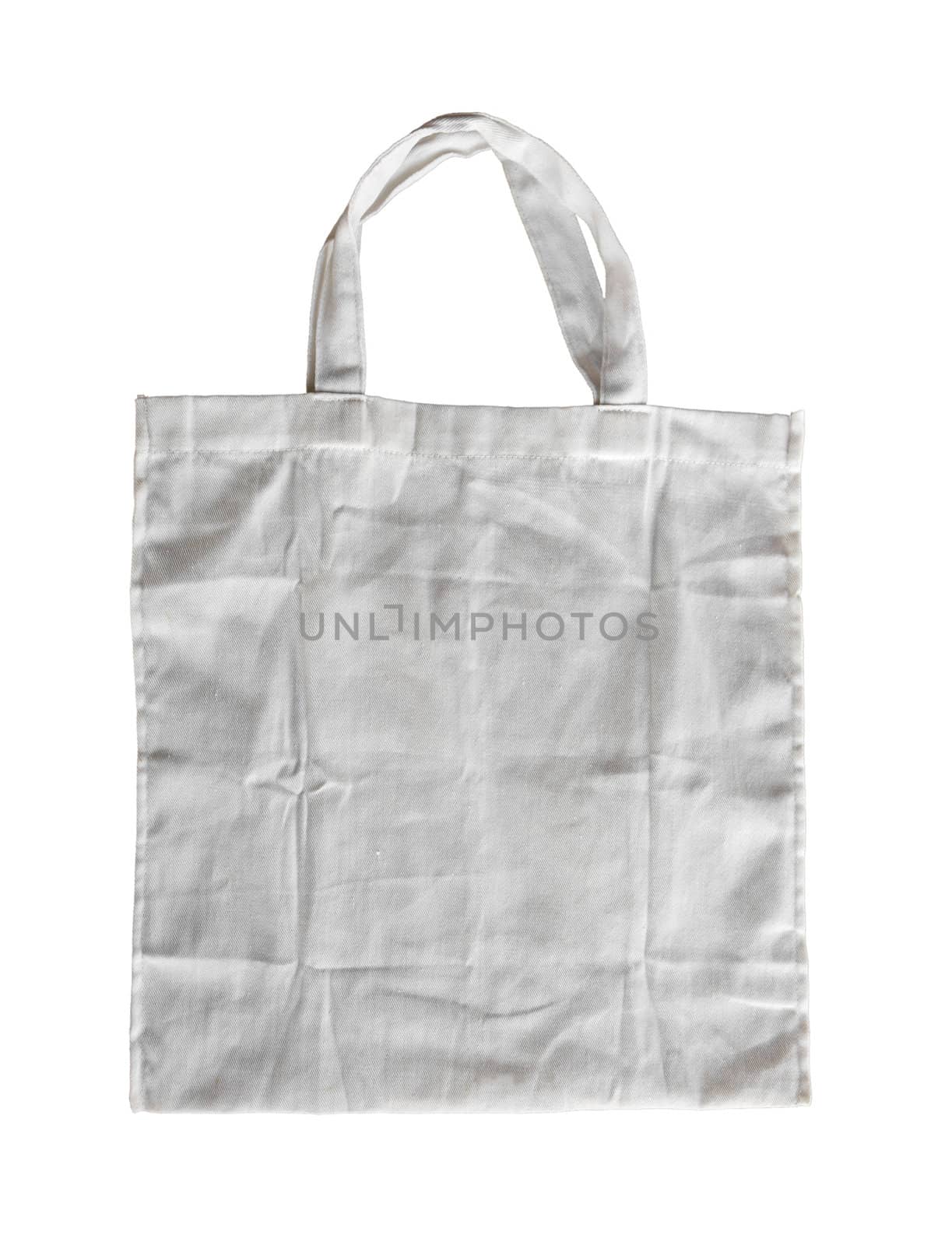 White cotton bag by stoonn