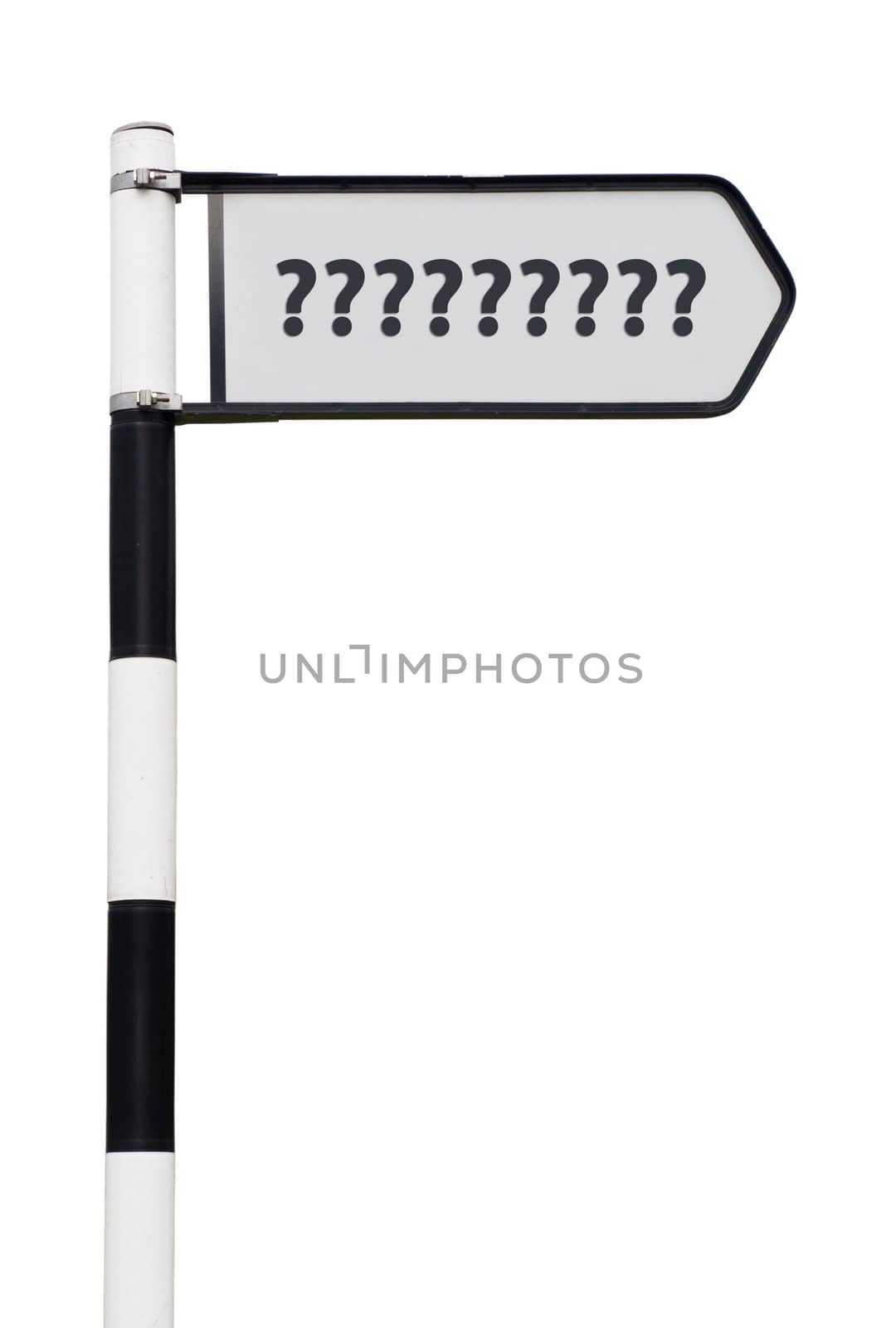 Question mark signpost by luissantos84