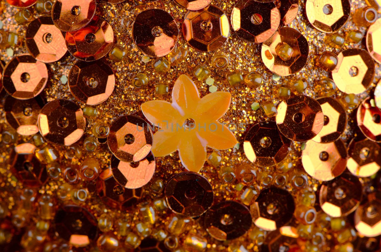 Abstract blinking background.Fabric texture with spangles.