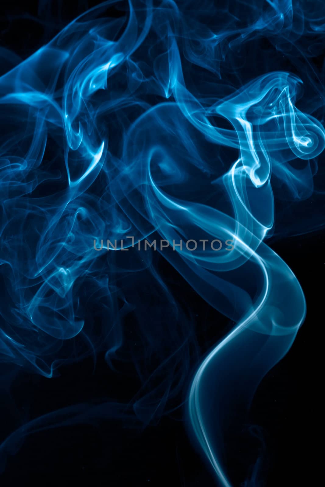 Colored smoke isolated on white by dimol
