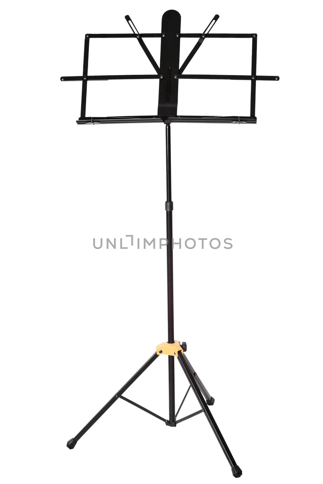 Empty music stand isolated by dimol