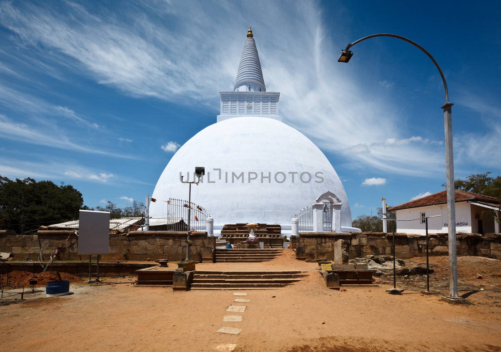 Mirisavatiya Dagoba (stupa) in Anuradhapura, Sri Lanka by dimol