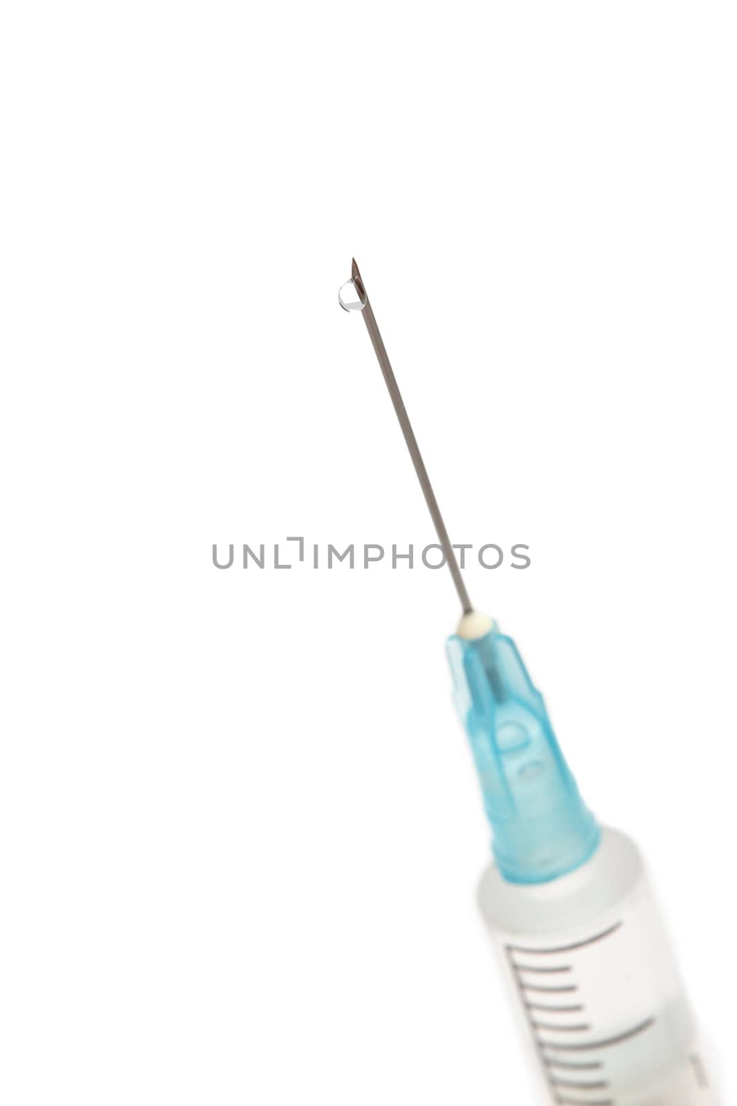 Syringe isolated on white background