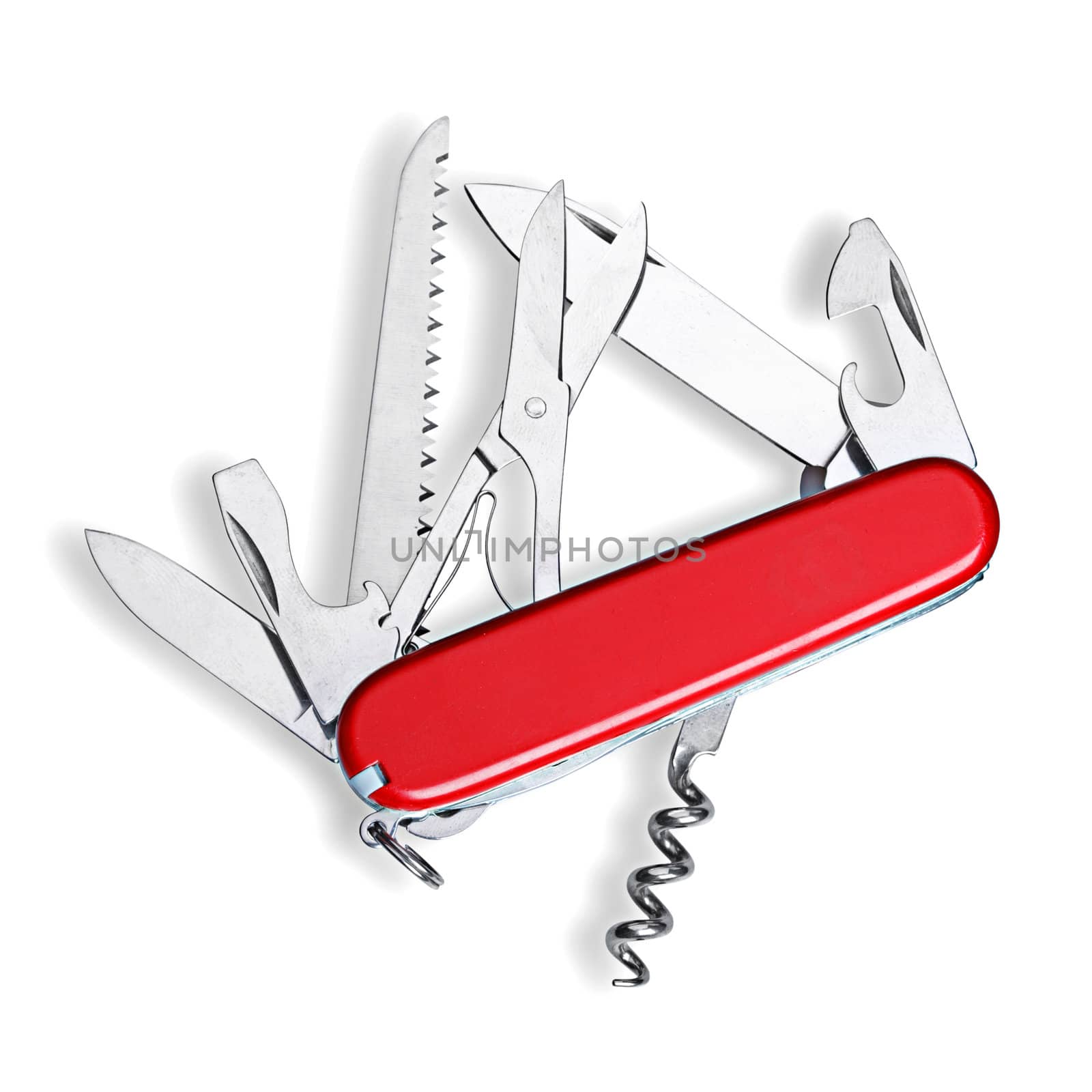Swiss army knife isolated by dimol