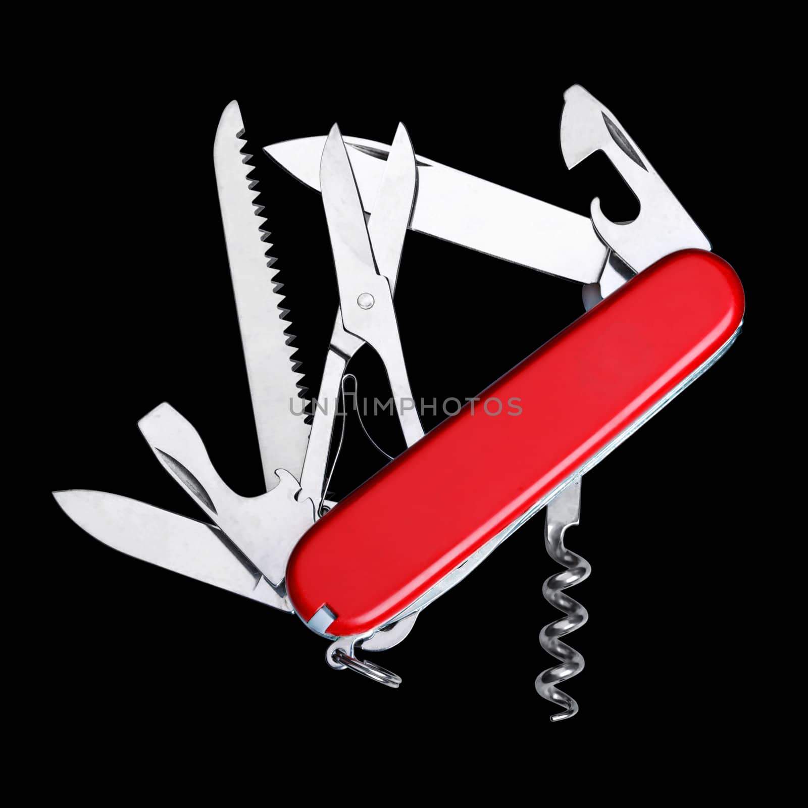 Swiss army knife isolated by dimol