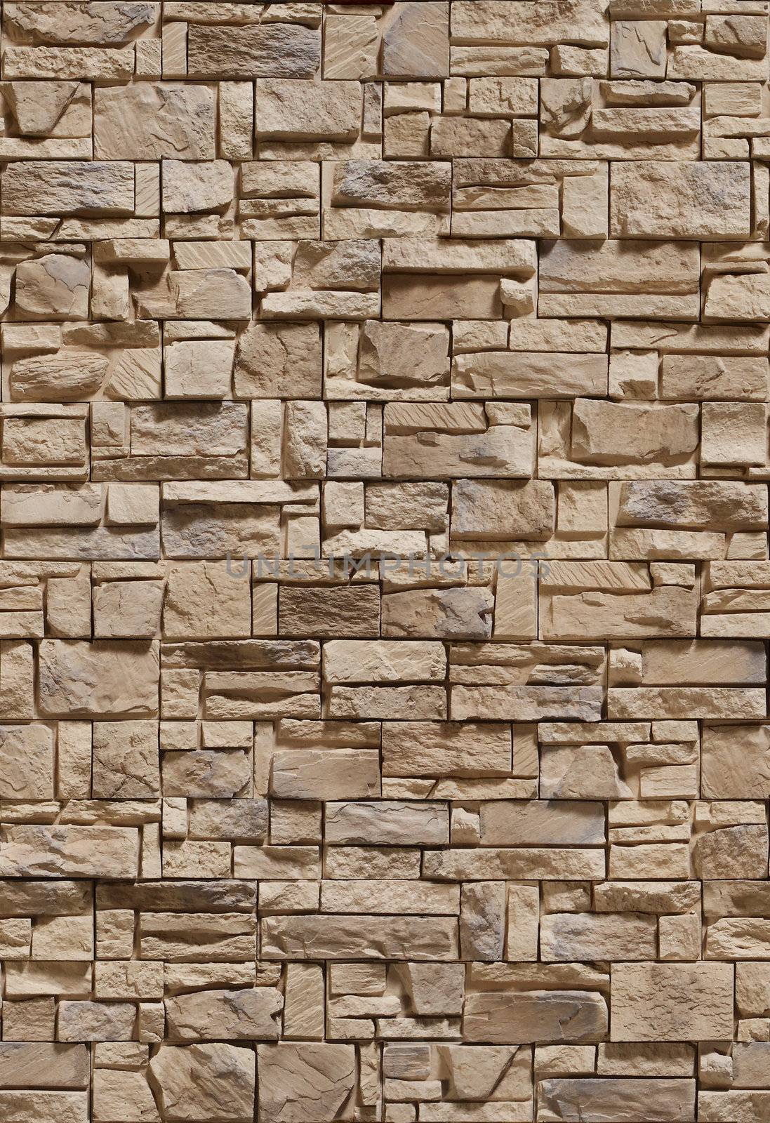 Structure of a stone wall by Baltus