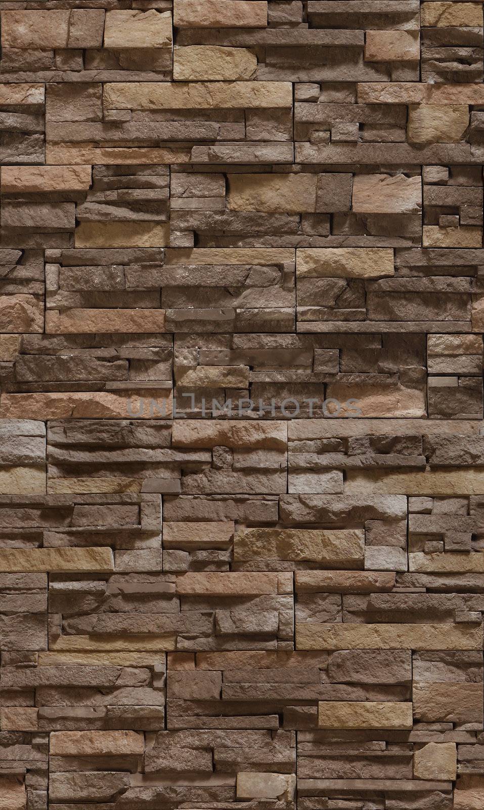 Structure of a stone wall