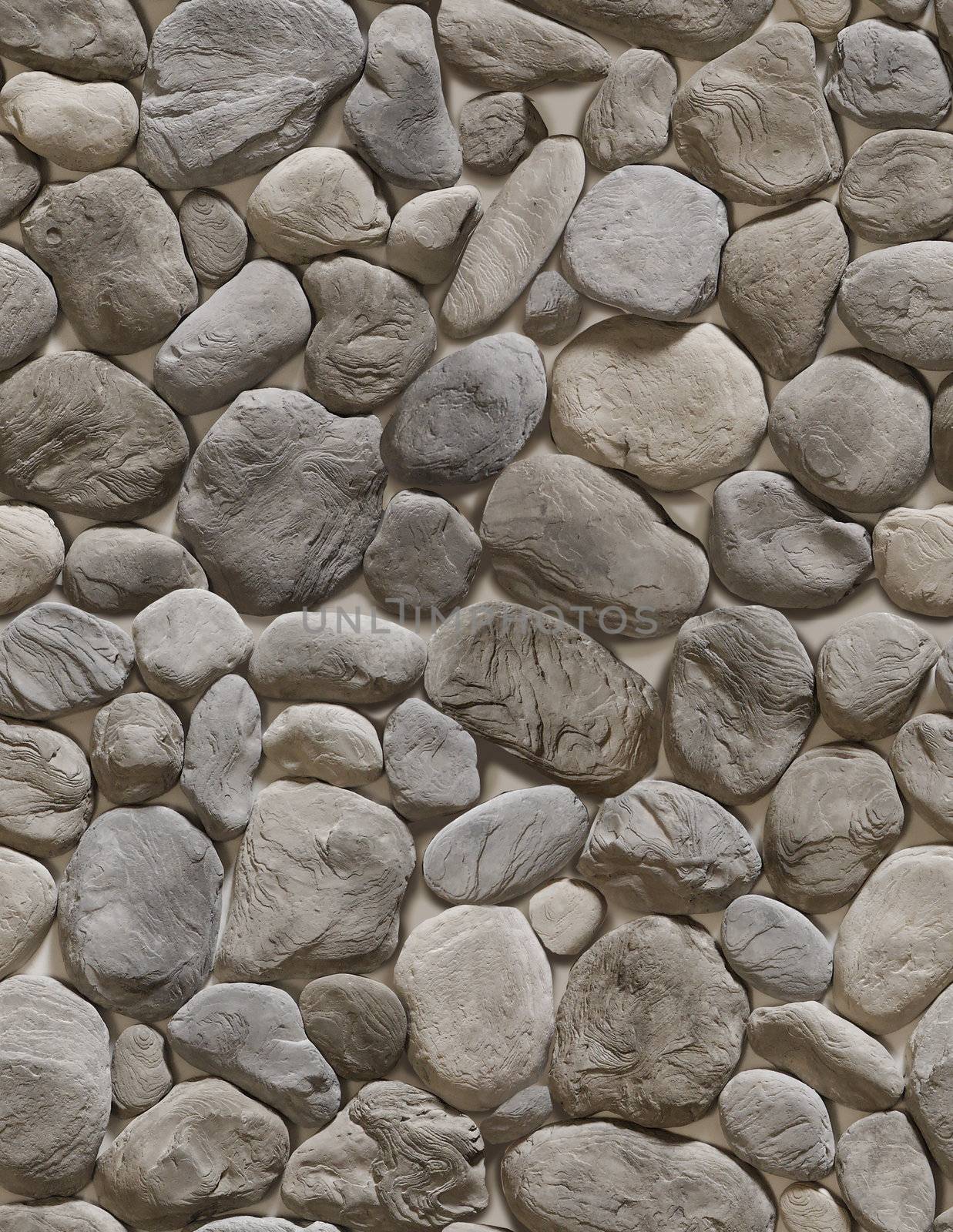 Structure of a stone wall