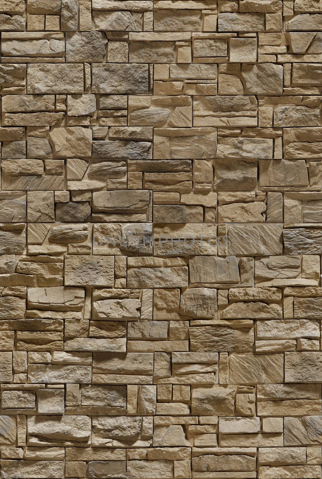 Structure of a stone wall by Baltus