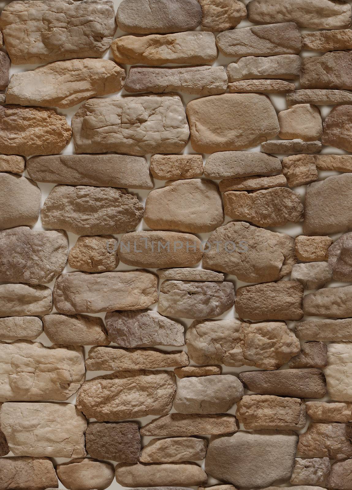 Structure of a stone wall