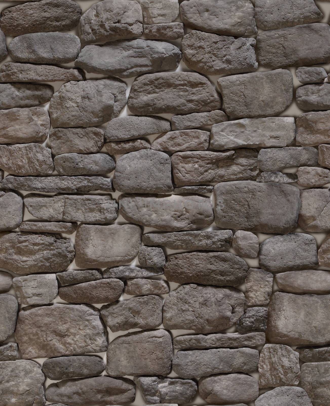 Structure of a stone wall