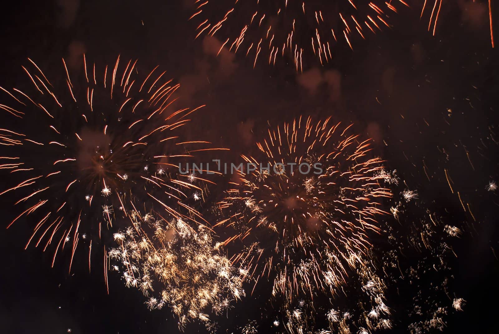 Colorful fireworks by gandolfocannatella
