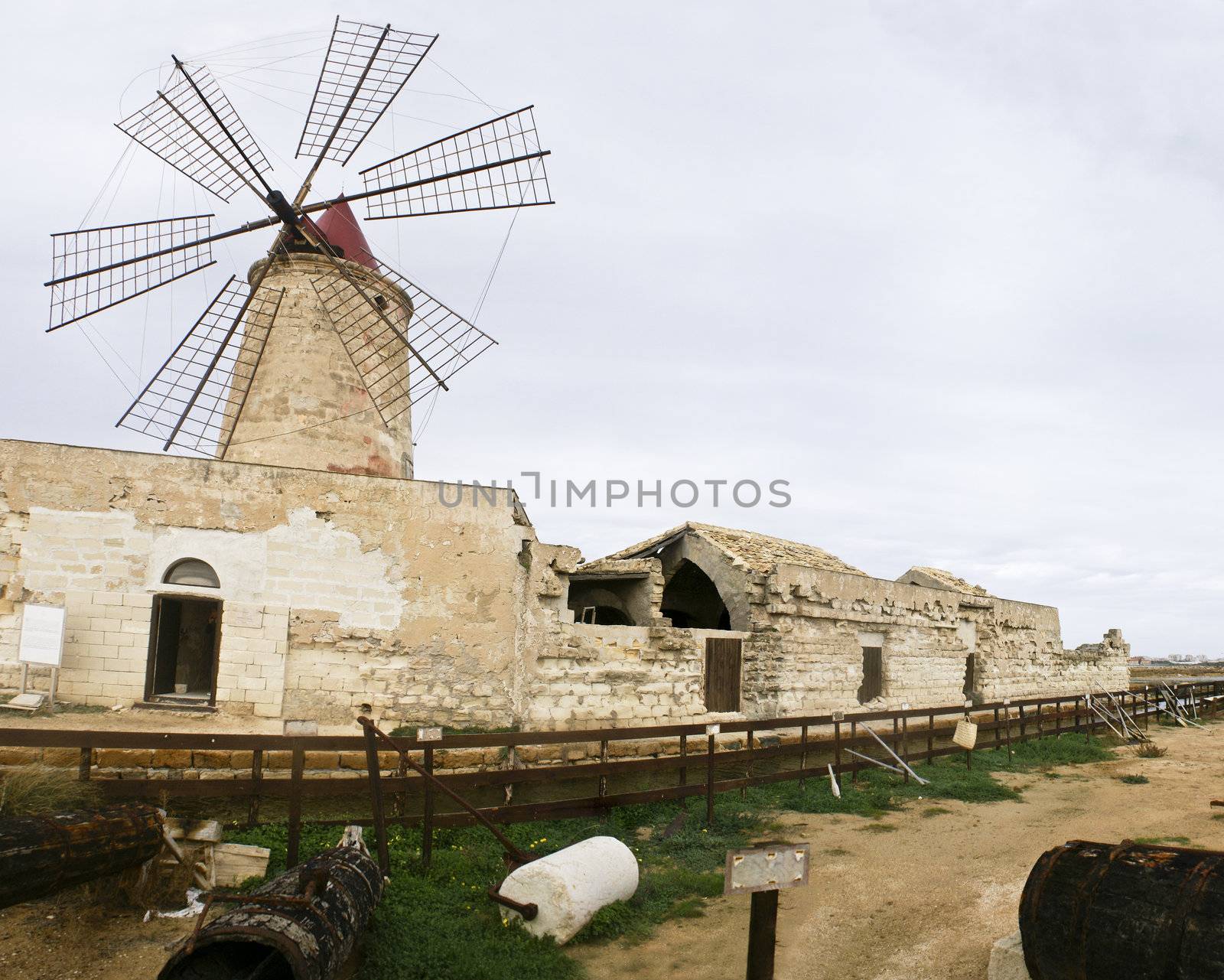 Old windmill by gandolfocannatella