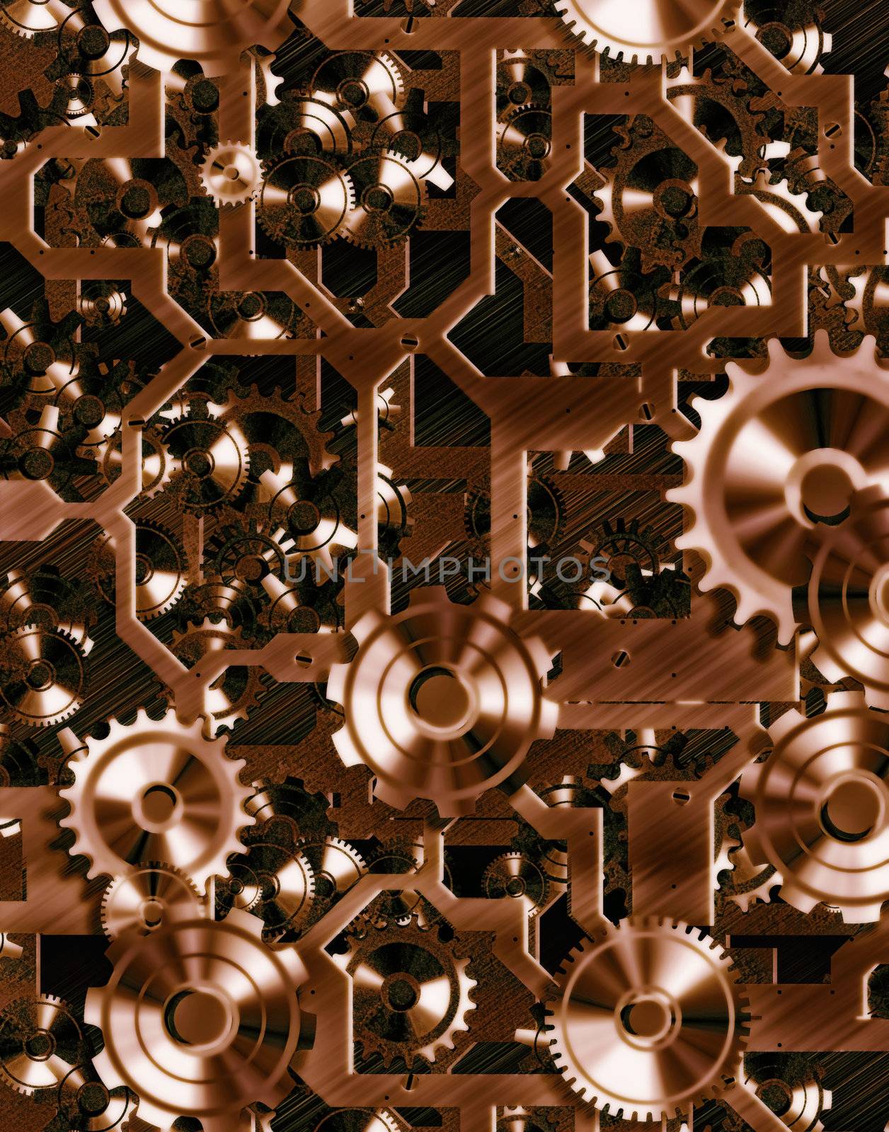 steampunk cogs and gears by clearviewstock