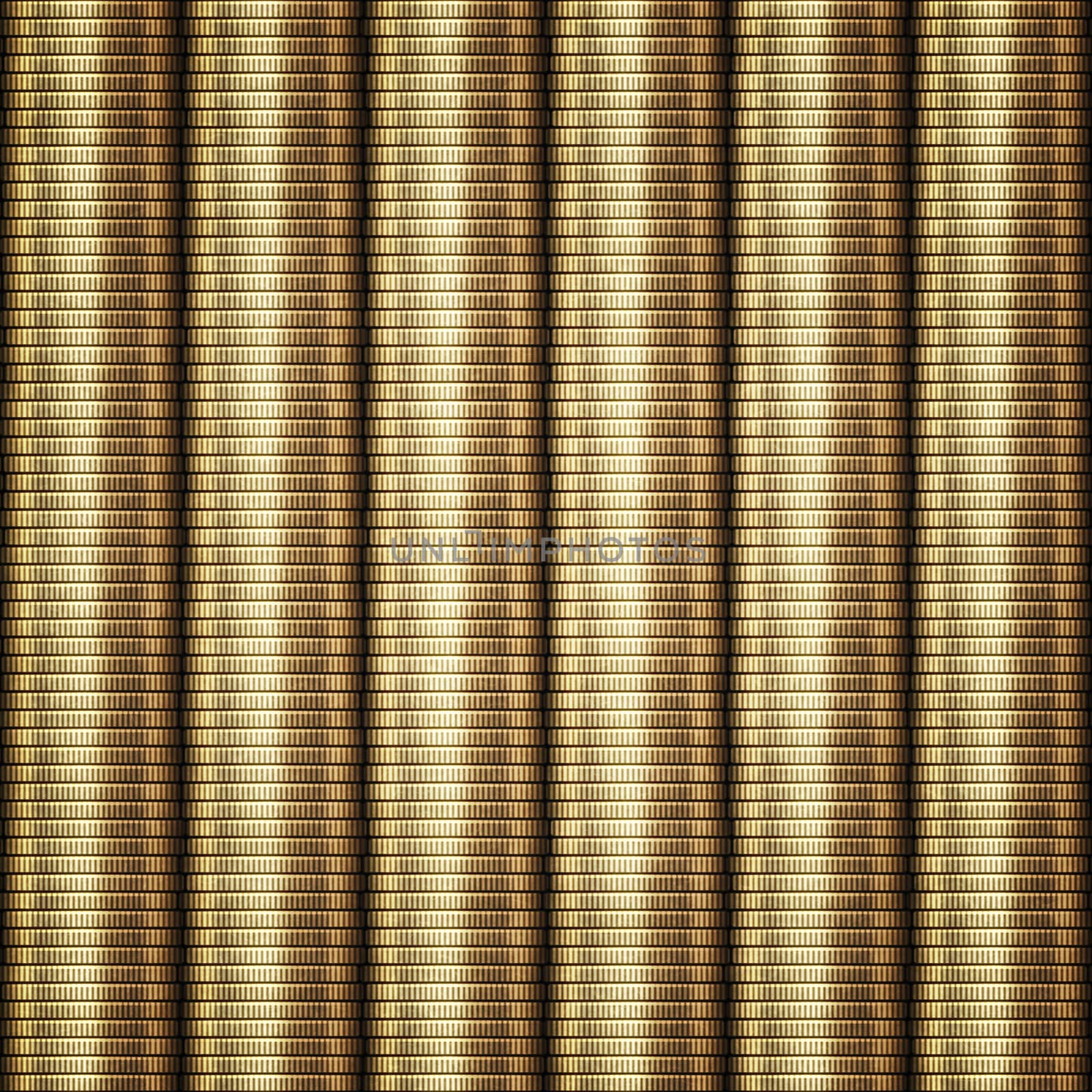 rows of coins money by clearviewstock