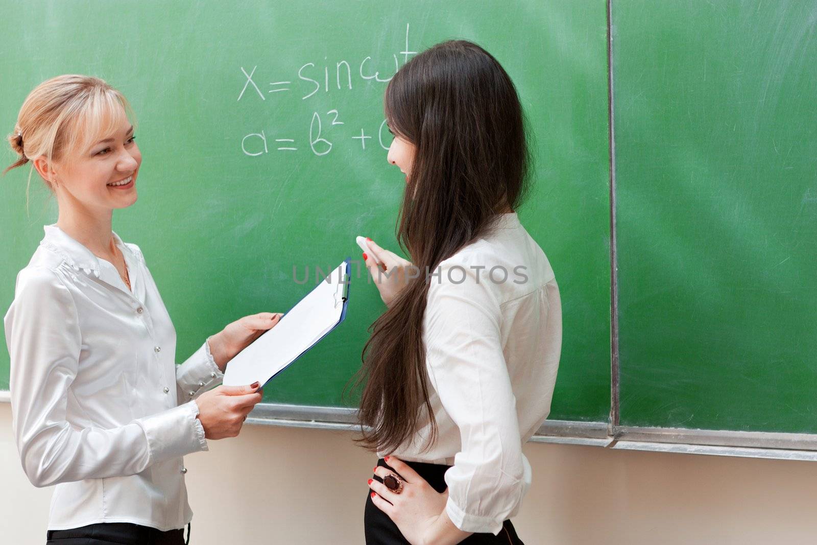two teachers discuss formula by nigerfoxy