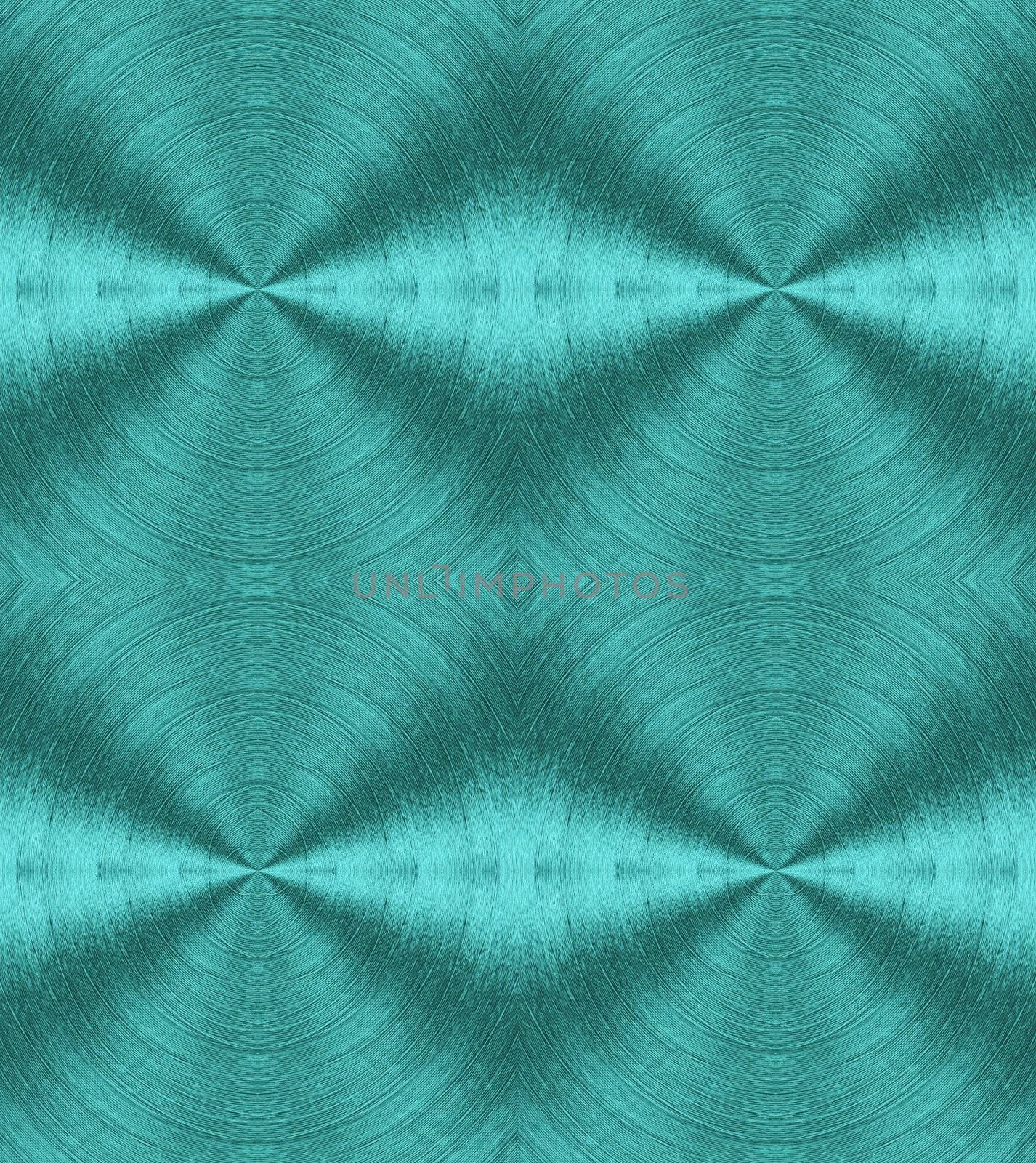green-blue patterns made of yarn