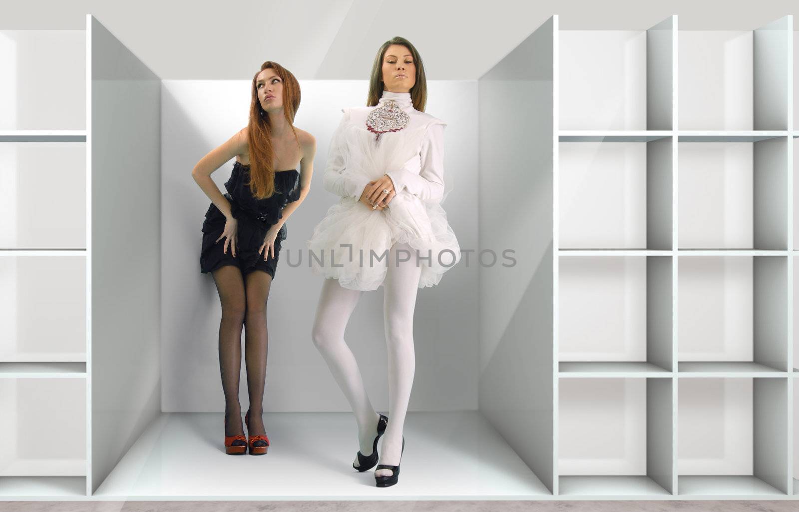 dolls in the shelf by ssuaphoto