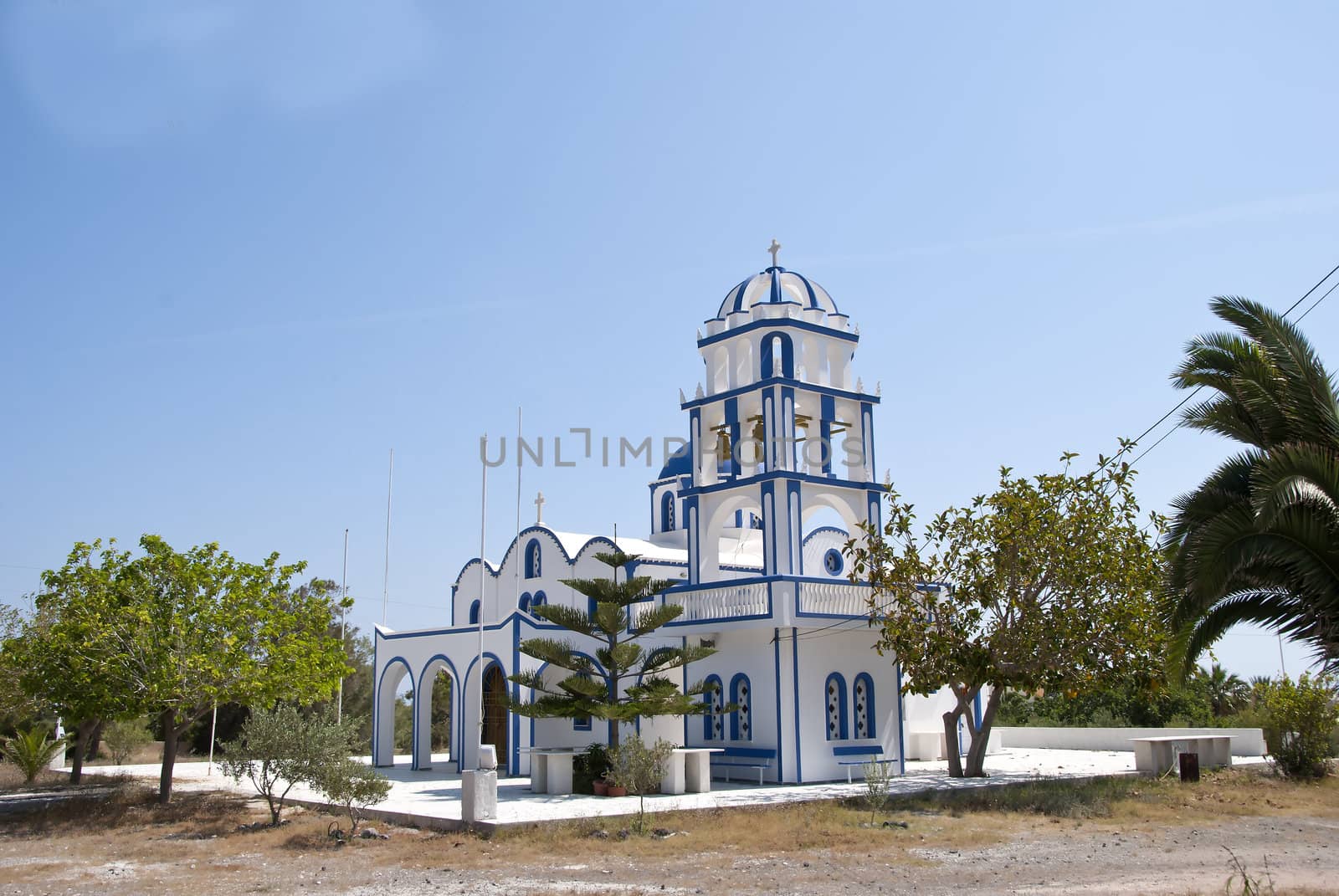 Greek Church and Campanile by d40xboy