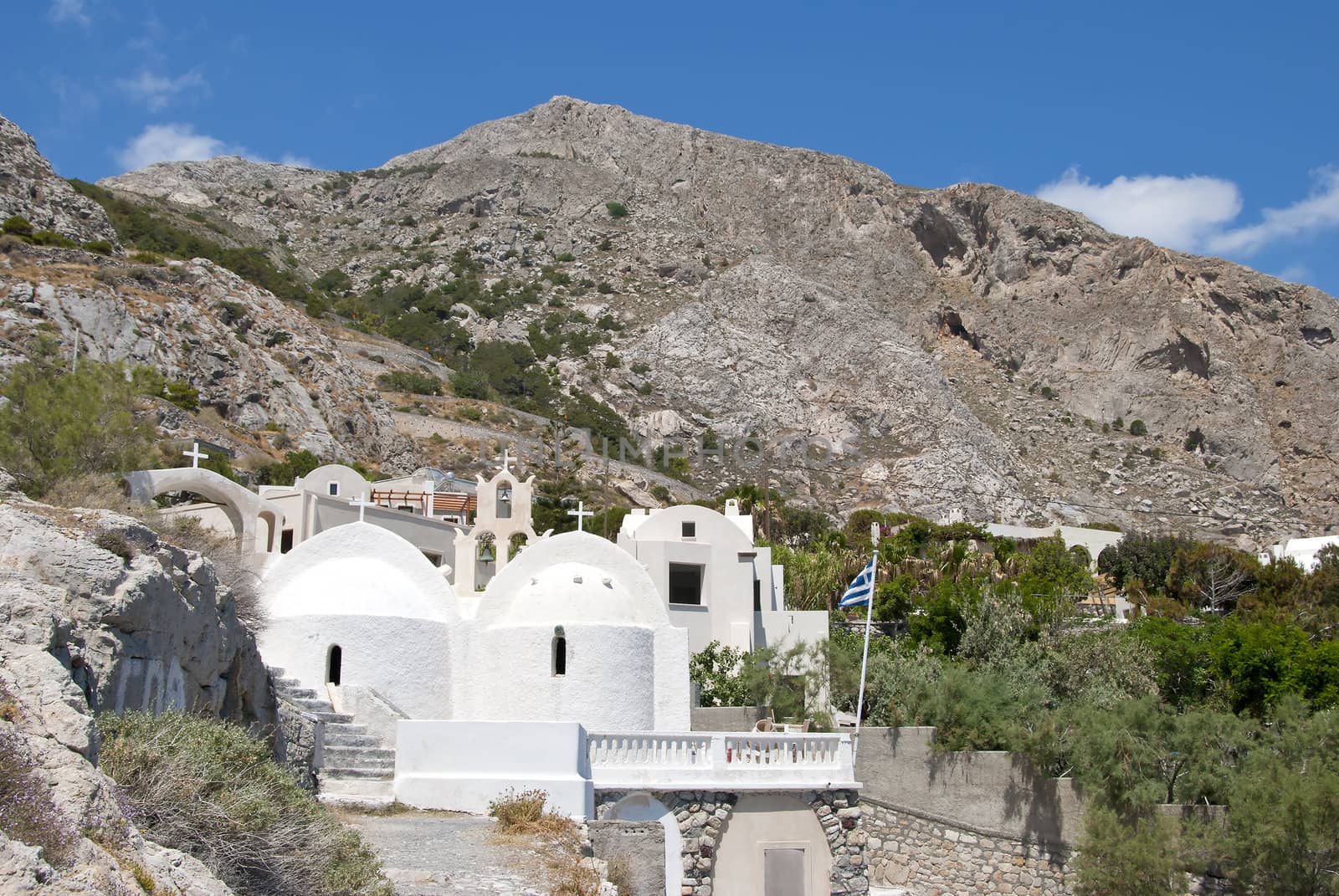 Medieval Greek Orthodox Chapel on a Mountainside