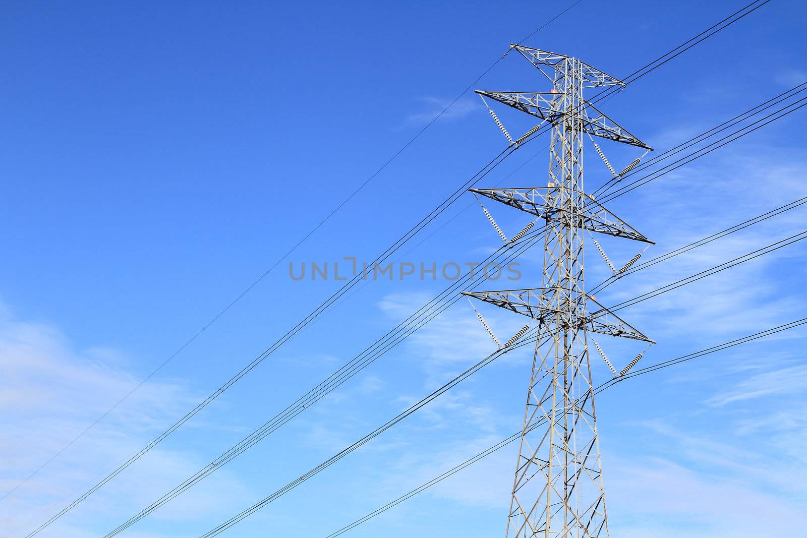 electric high voltage power post
