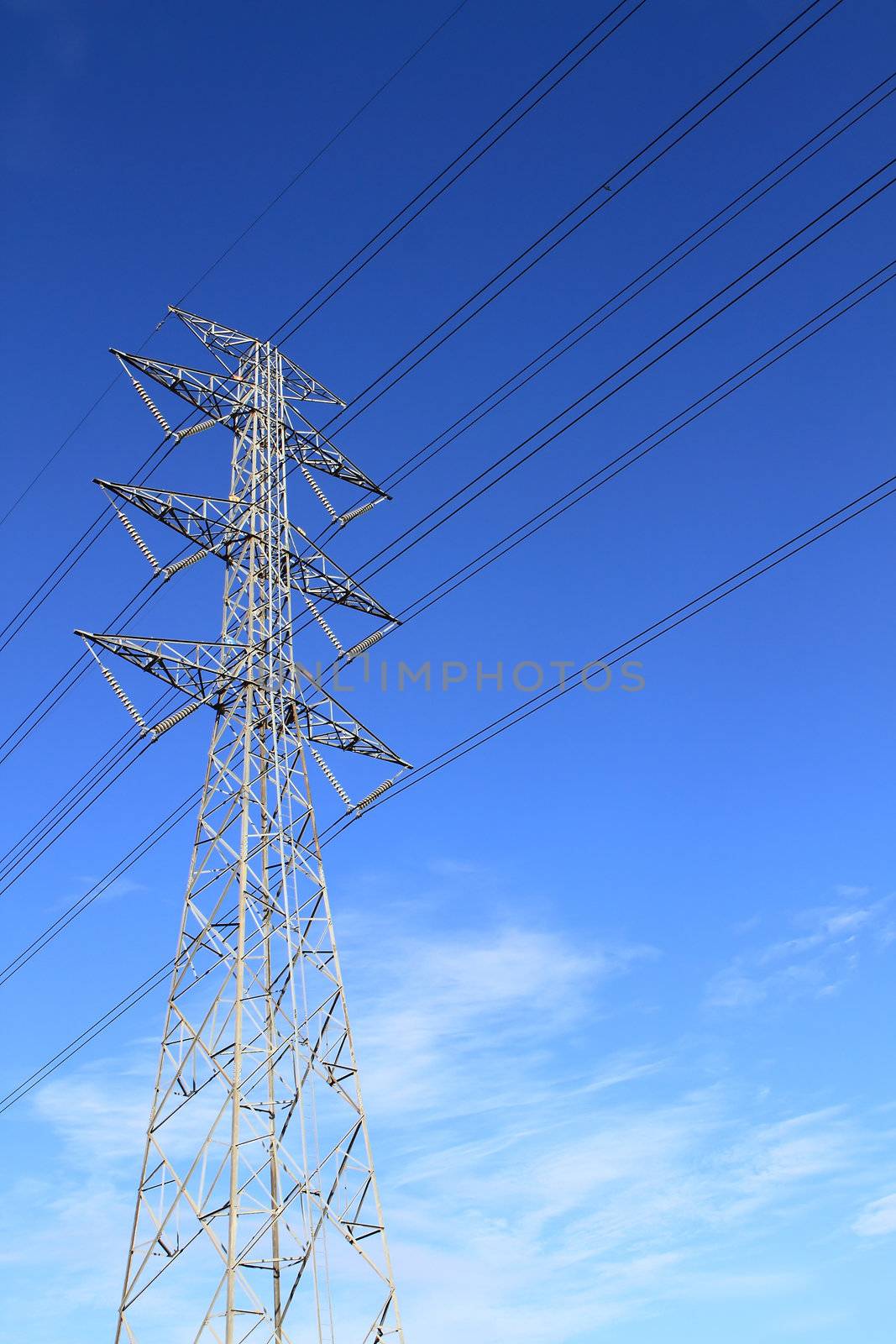 electric high voltage power post 
 by rufous