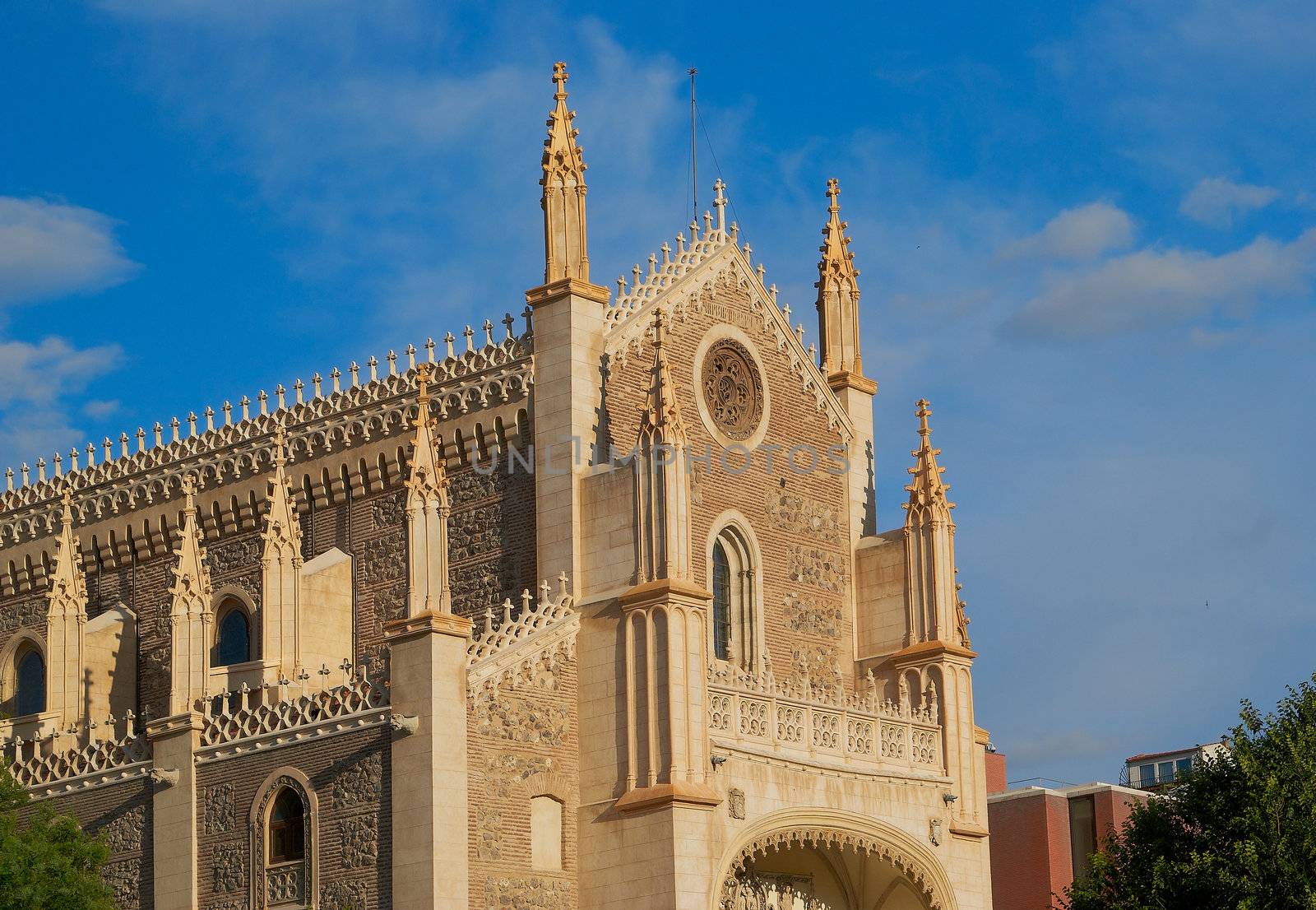 Historic buildings Cathedral, church of Madrid by Larisa13