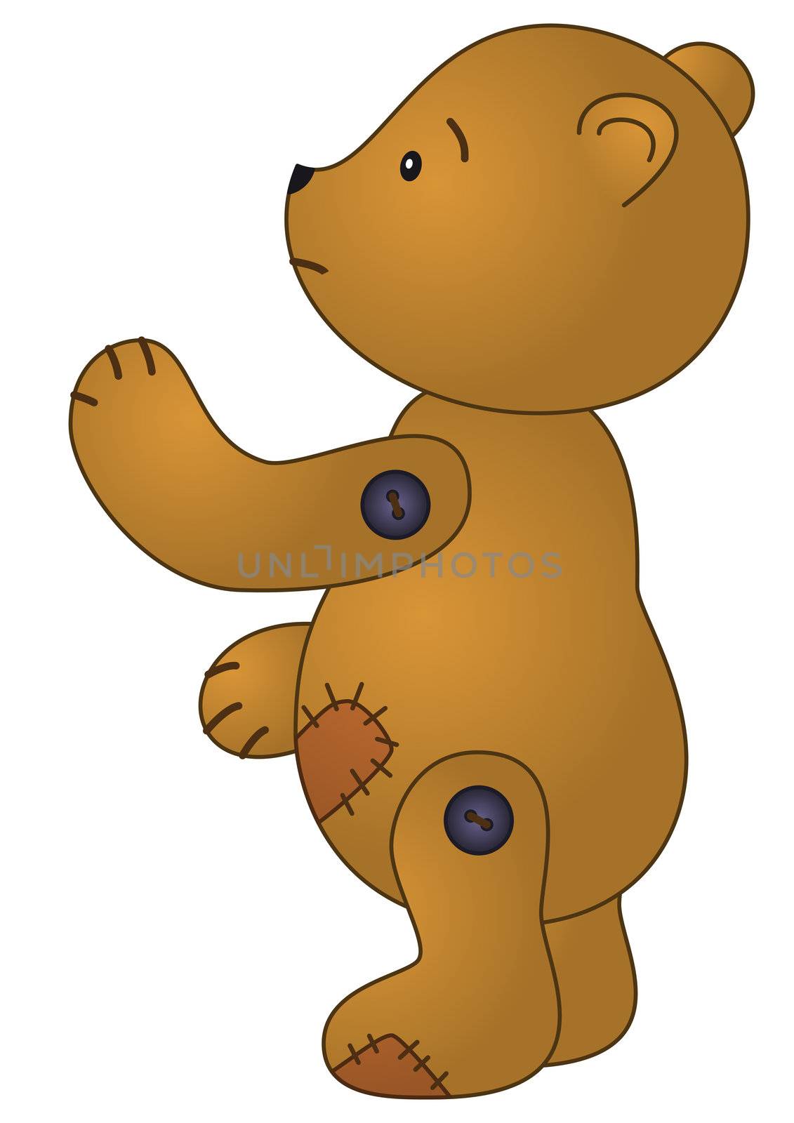Sad teddy bear by alexcoolok