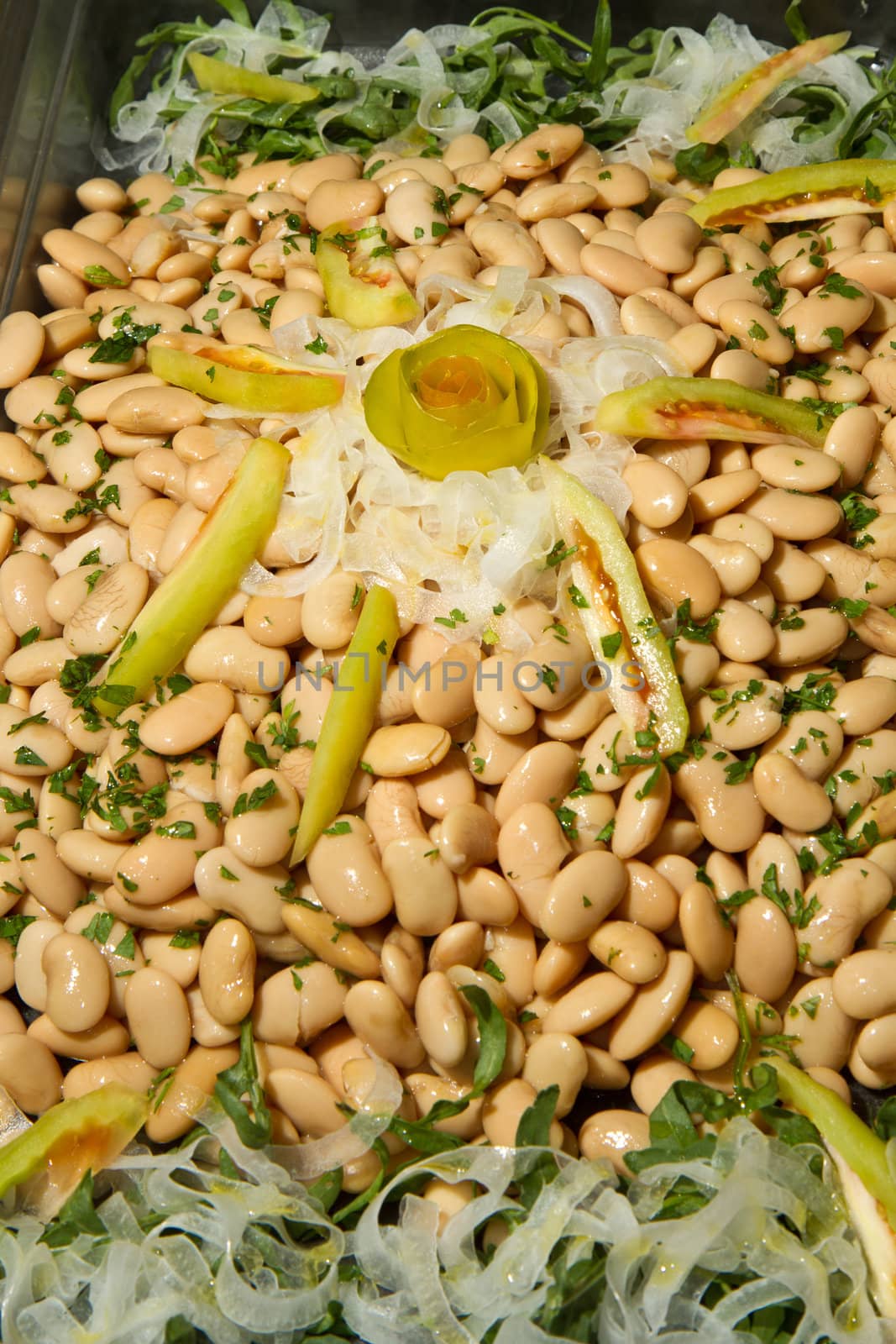 white bean salad