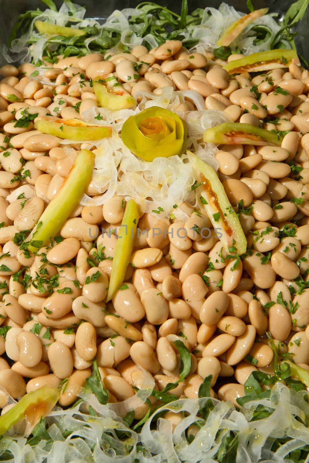 white bean salad