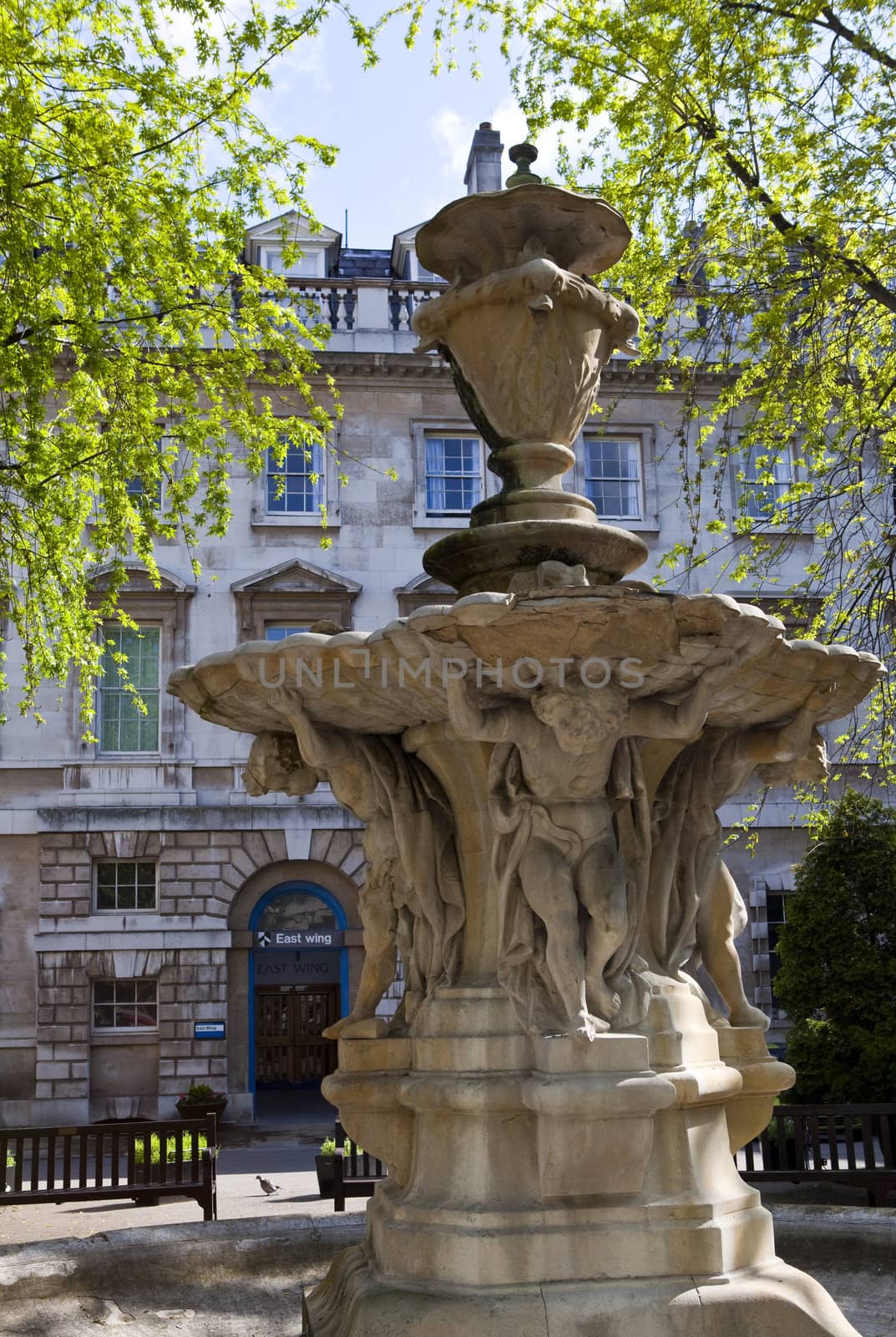 The stunning architecture of St Bartholomews Hospital in London.