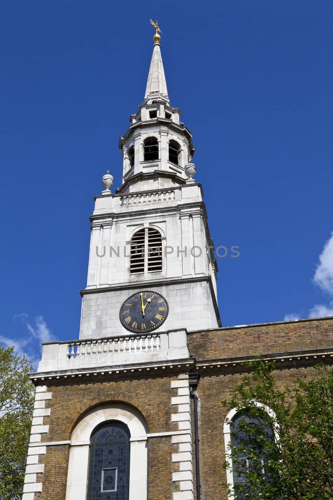 The historic St. James's Church in Clerkenwell, London.