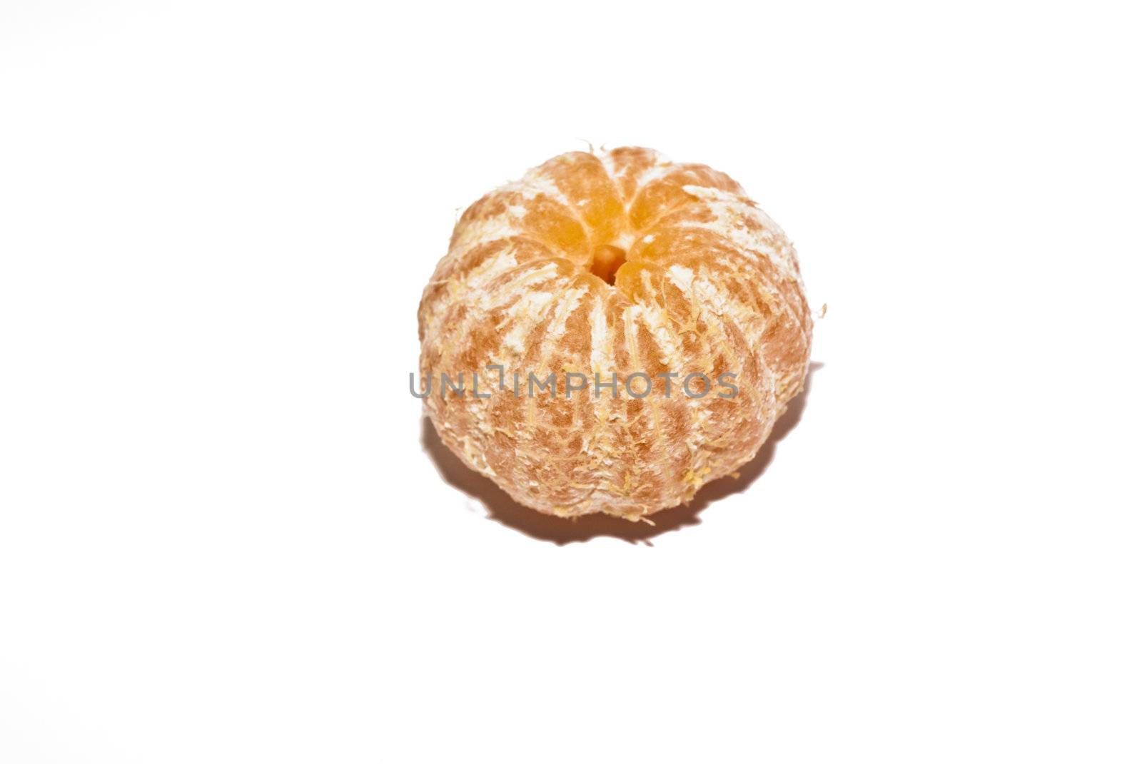 Mandarin on white by gandolfocannatella