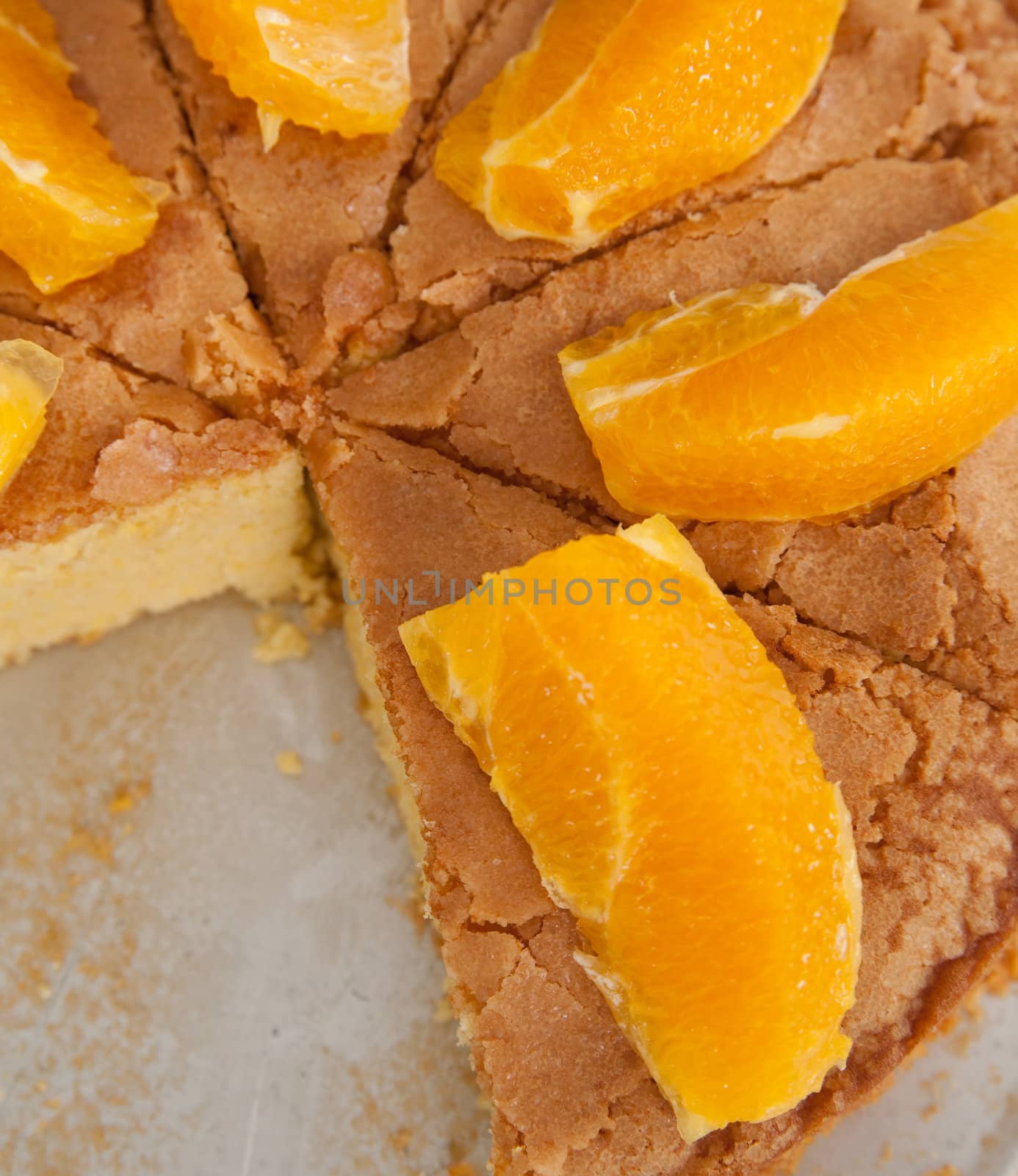 Components of the Orange Cake.