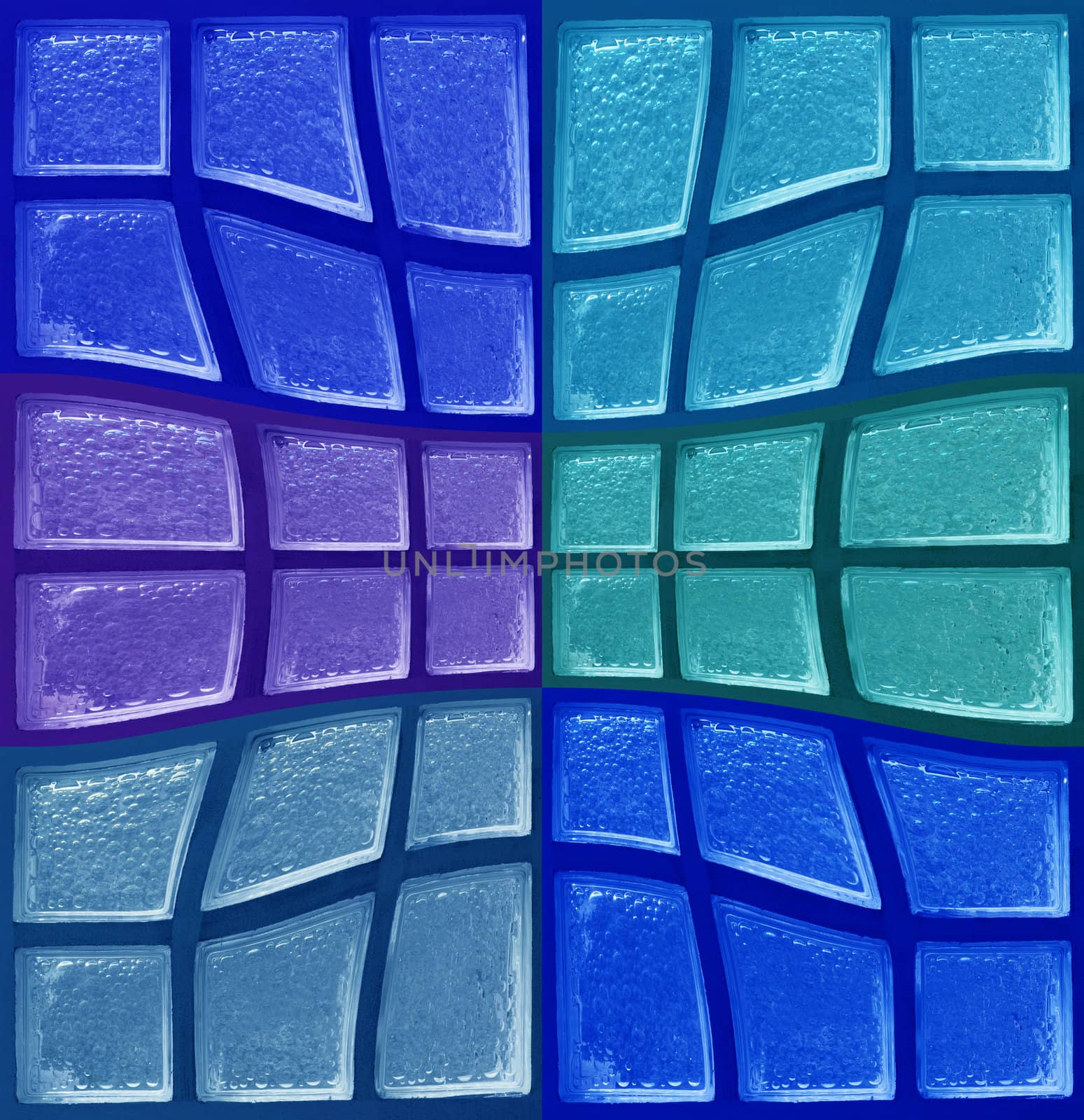 Decorative Glass Blocks color