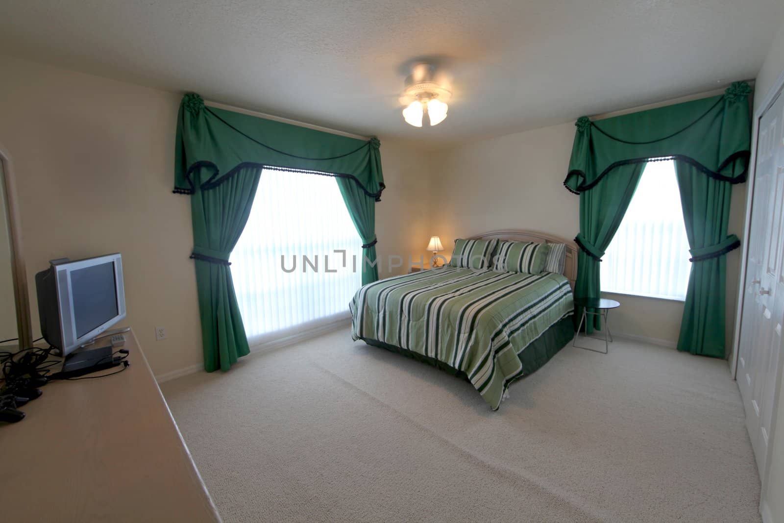 Queen Master Bedroom, Interior Shot of a Home