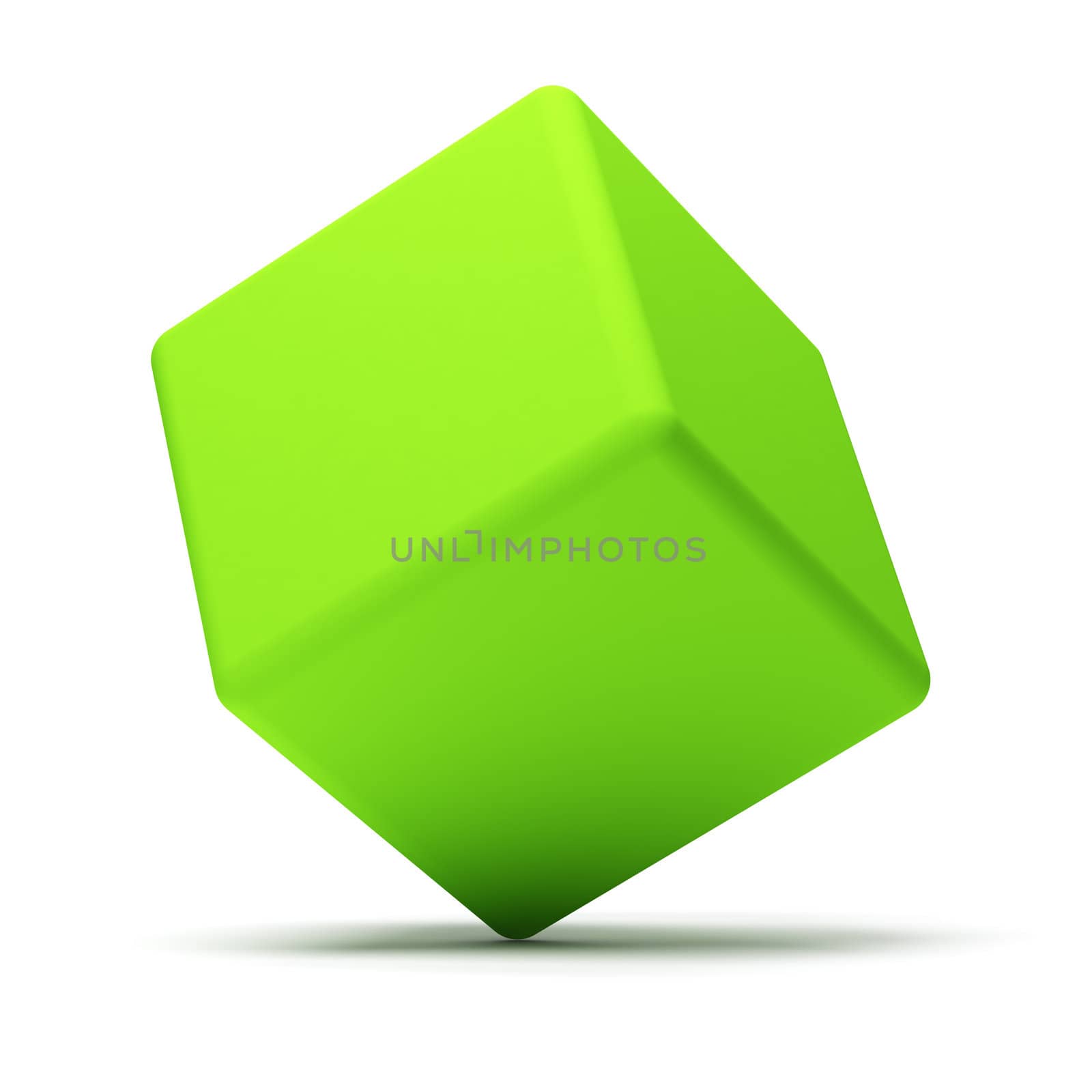 Cube Isolated on White