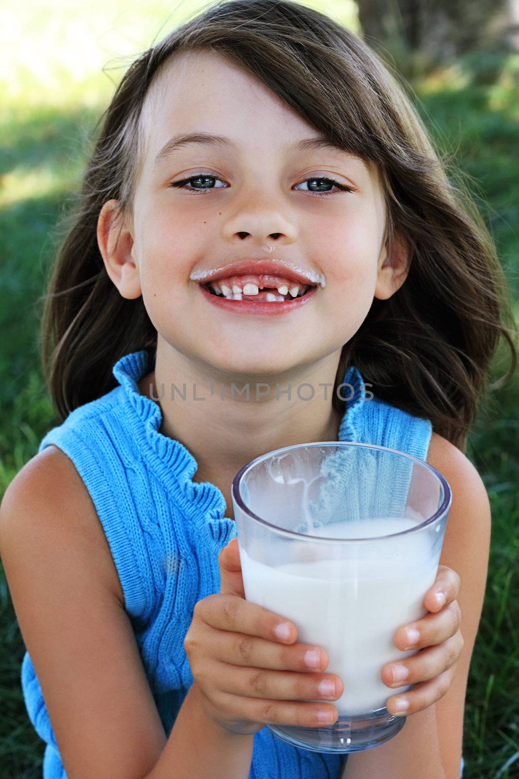 Child Drinking Milk by StephanieFrey